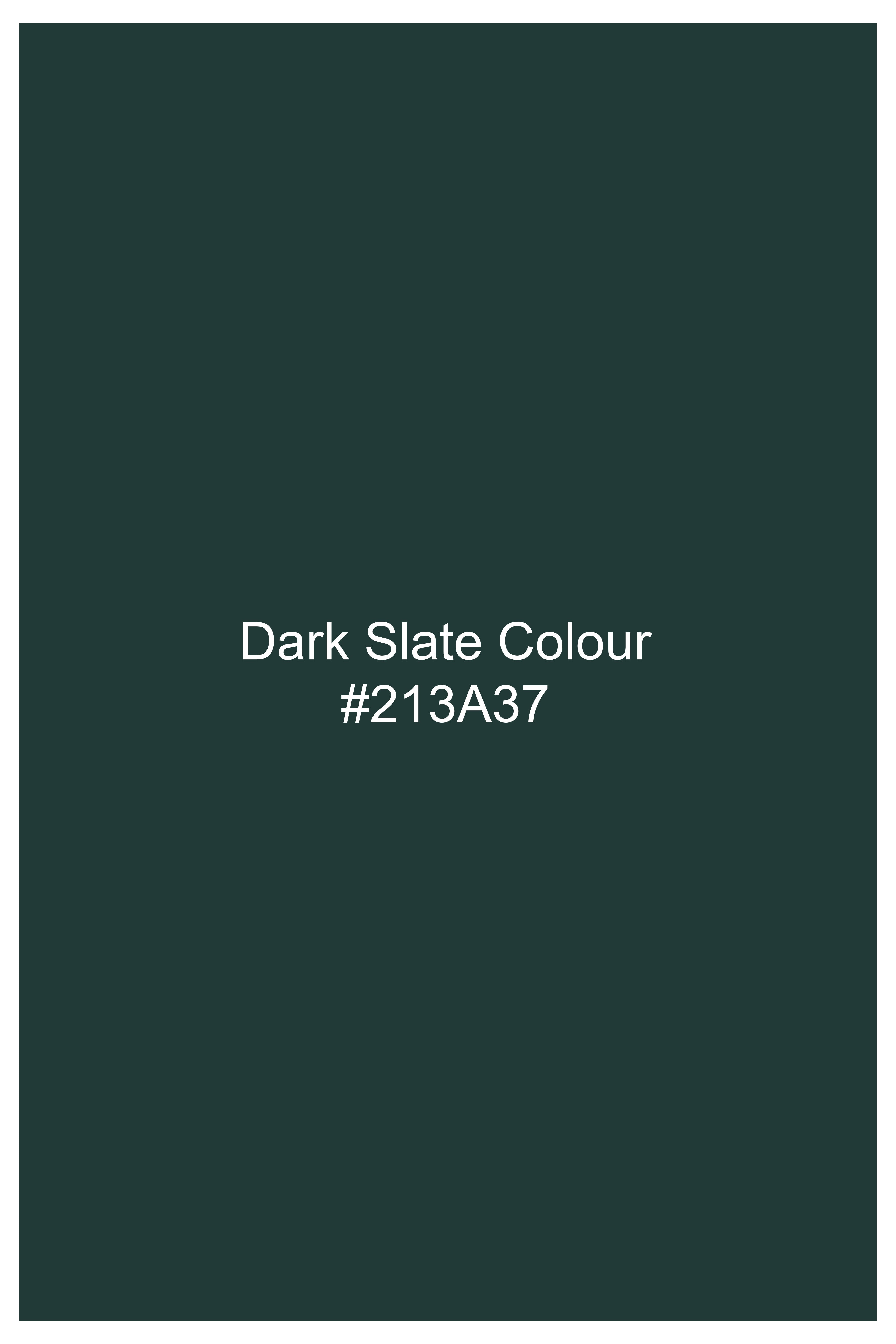 Dark Slate Green Premium Cotton Waistcoat V2739-36, V2739-38, V2739-40, V2739-42, V2739-44, V2739-46, V2739-48, V2739-50, V2739-52, V2739-54, V2739-56, V2739-58, V2739-60