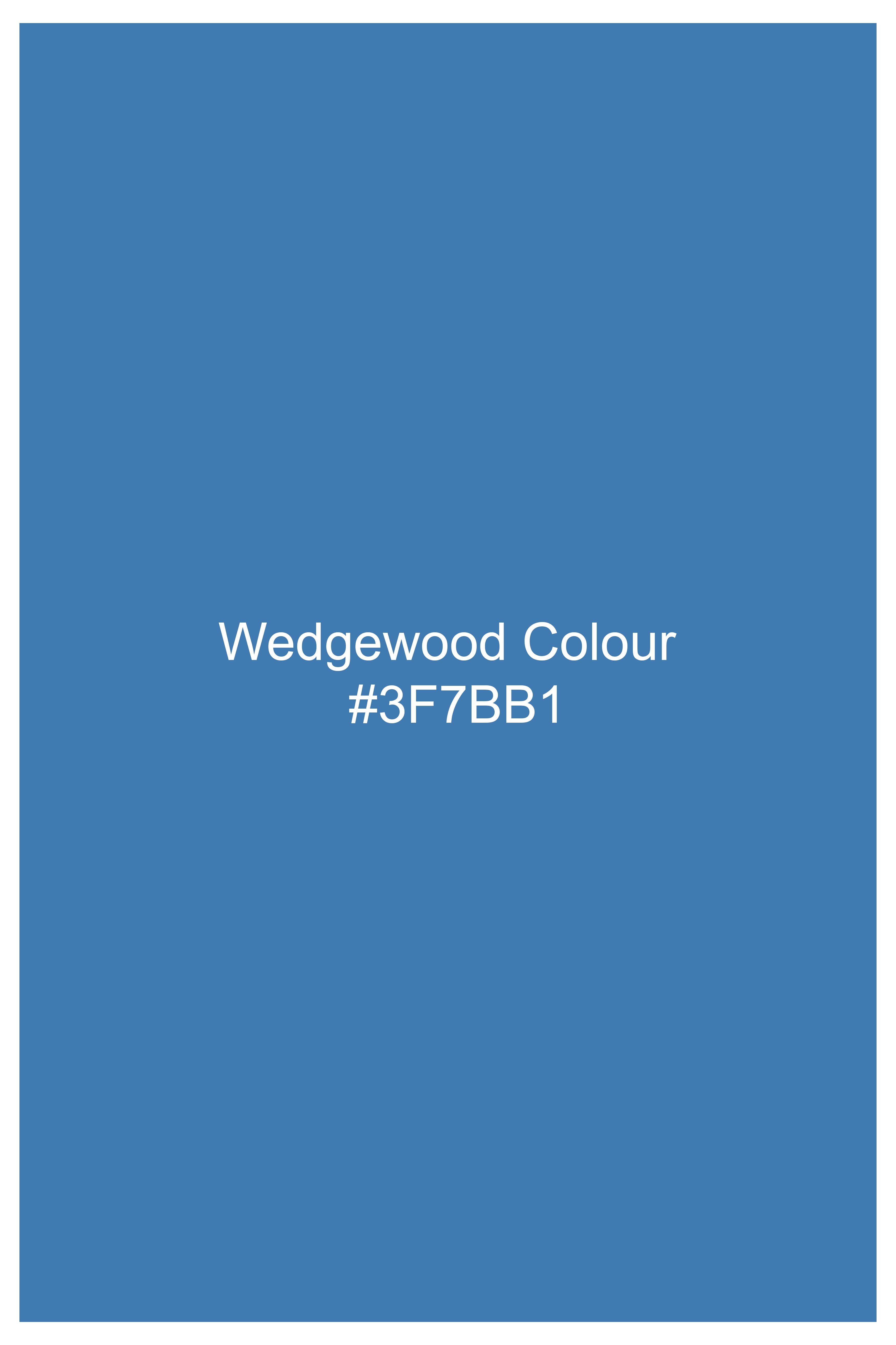 Wedgewood Blue Subtle Striped Tweed Waistcoat V2766-36, V2766-38, V2766-40, V2766-42, V2766-44, V2766-46, V2766-48, V2766-50, V2766-52, V2766-54, V2766-56, V2766-58, V2766-60