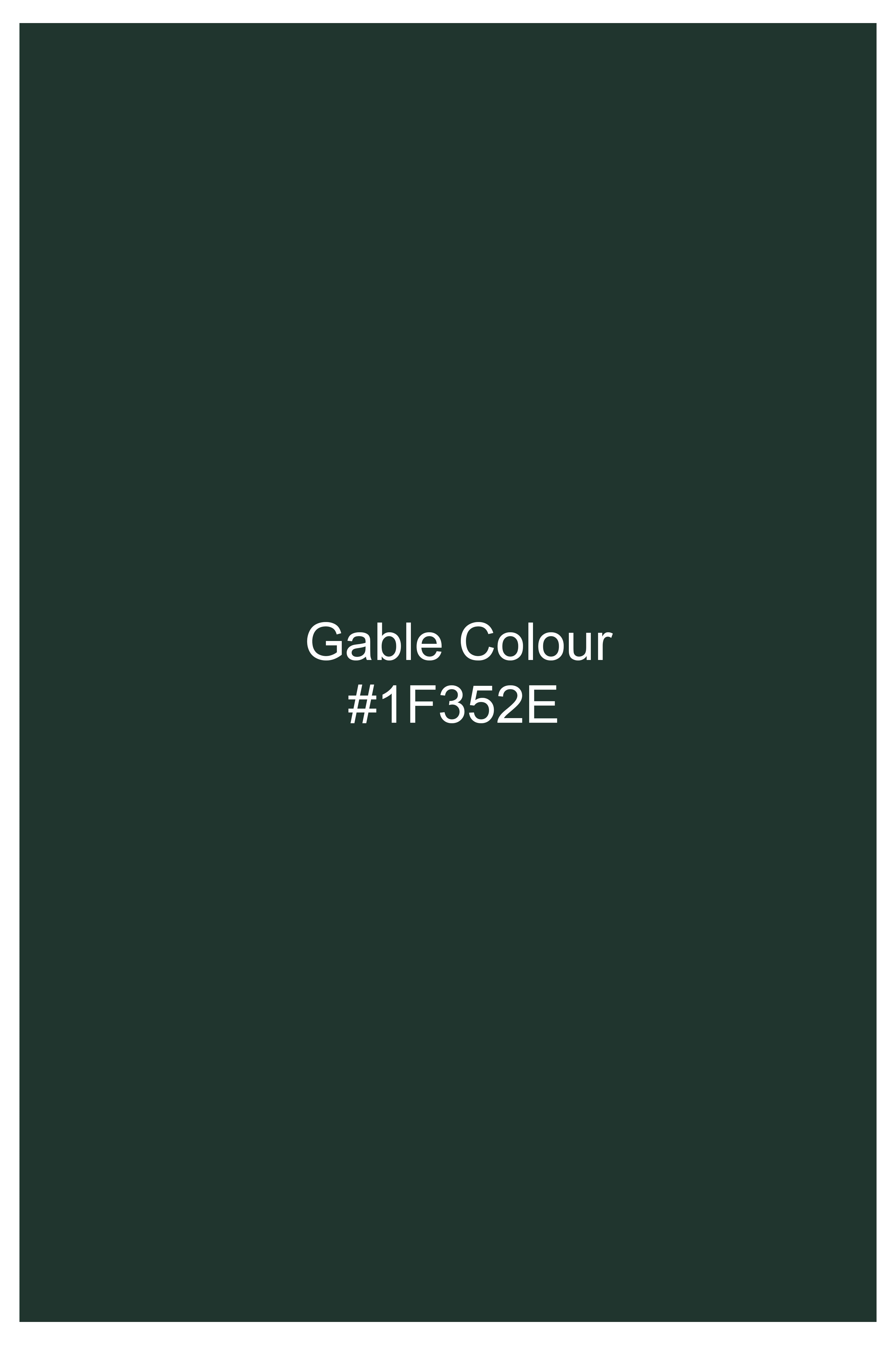 Gable Green Wool Rich Waistcoat V2901-36, V2901-38, V2901-40, V2901-42, V2901-44, V2901-46, V2901-48, V2901-50, V2901-01, V2901-54, V2901-56, V2901-58, V2901-60