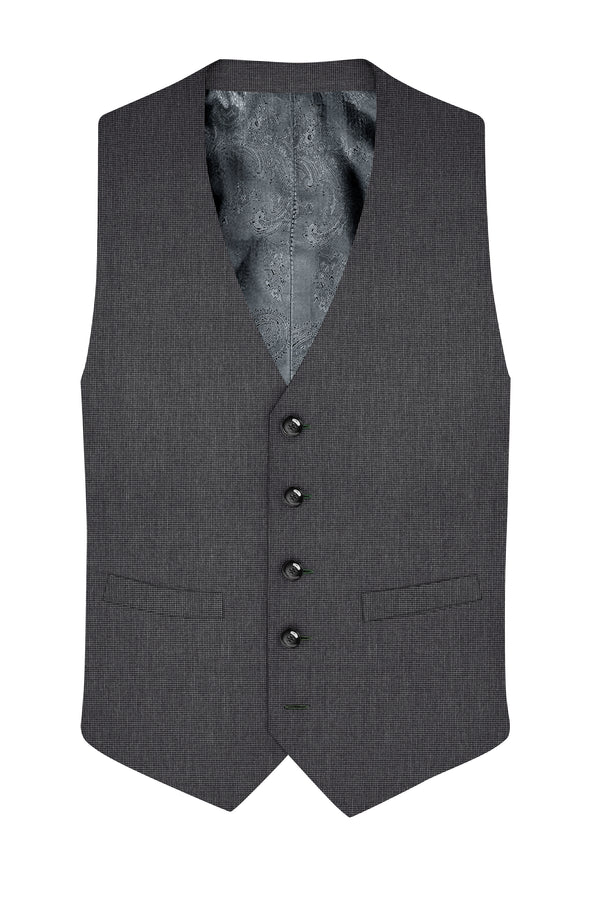 Capecod Gray Wool Rich Waistcoat