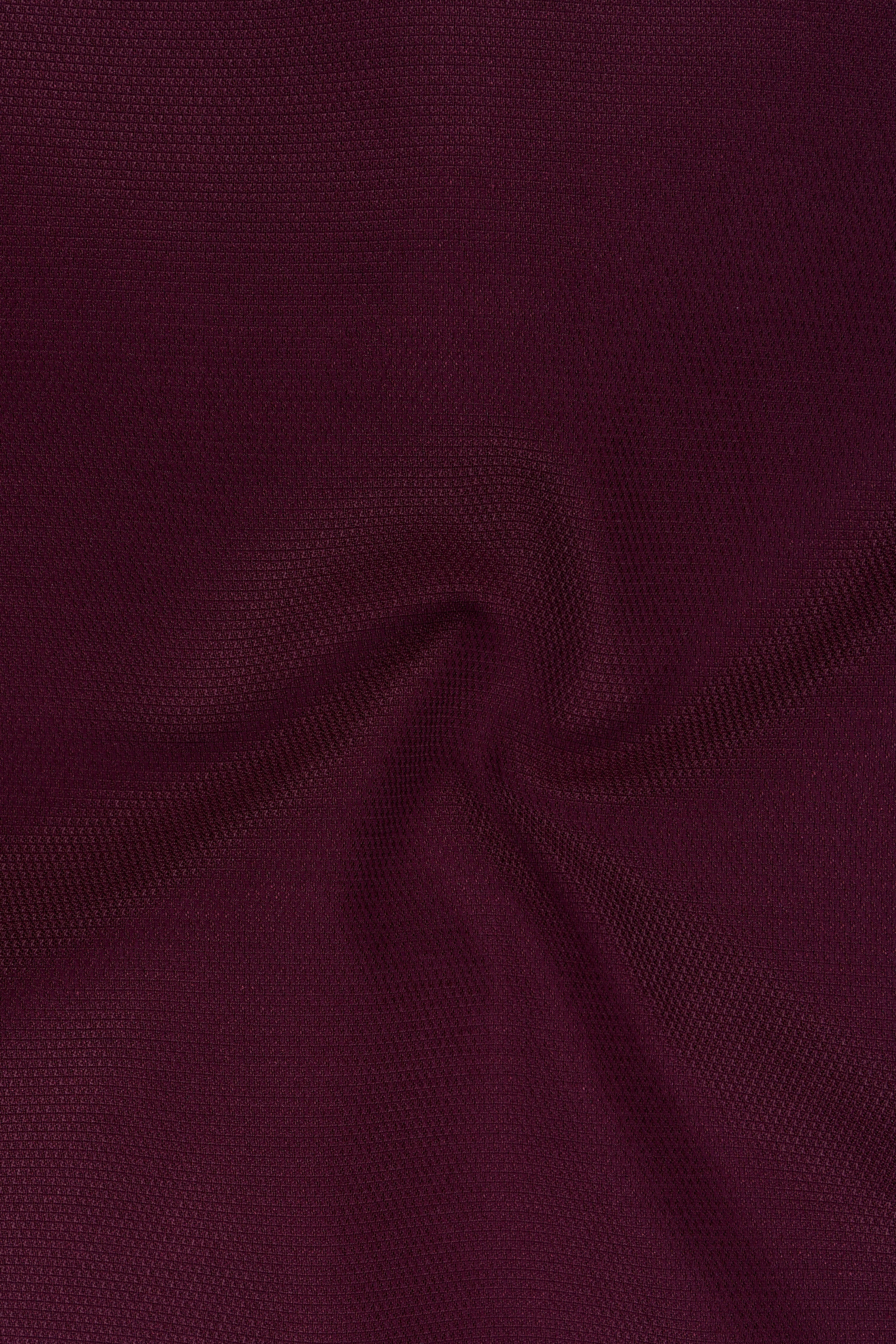 Magenta Maroon Wool Rich Waistcoat