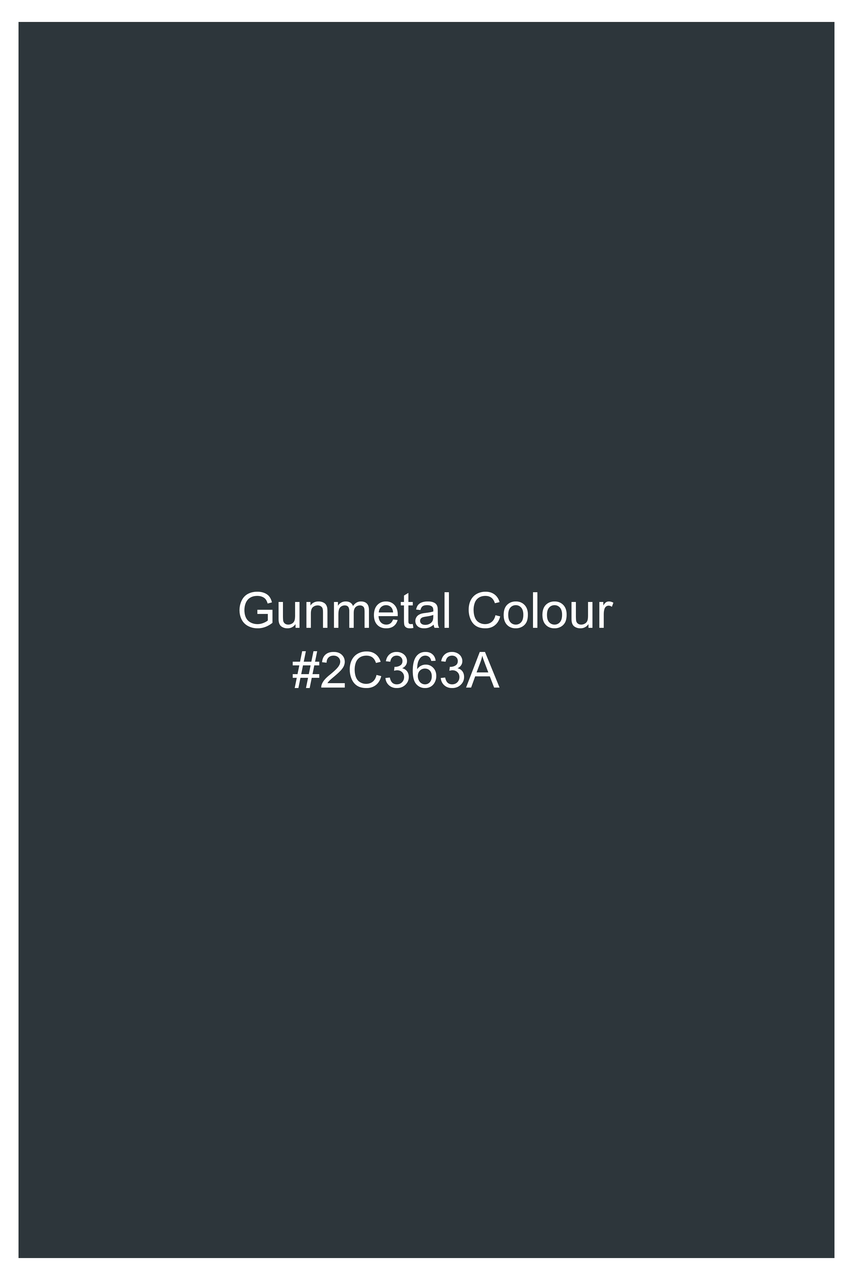 Gunmetal Gray Premium Cotton Waistcoat V2969-36, V2969-38, V2969-40, V2969-42, V2969-44, V2969-46, V2969-48, V2969-50, V2969-69, V2969-54, V2969-56, V2969-58, V2969-60