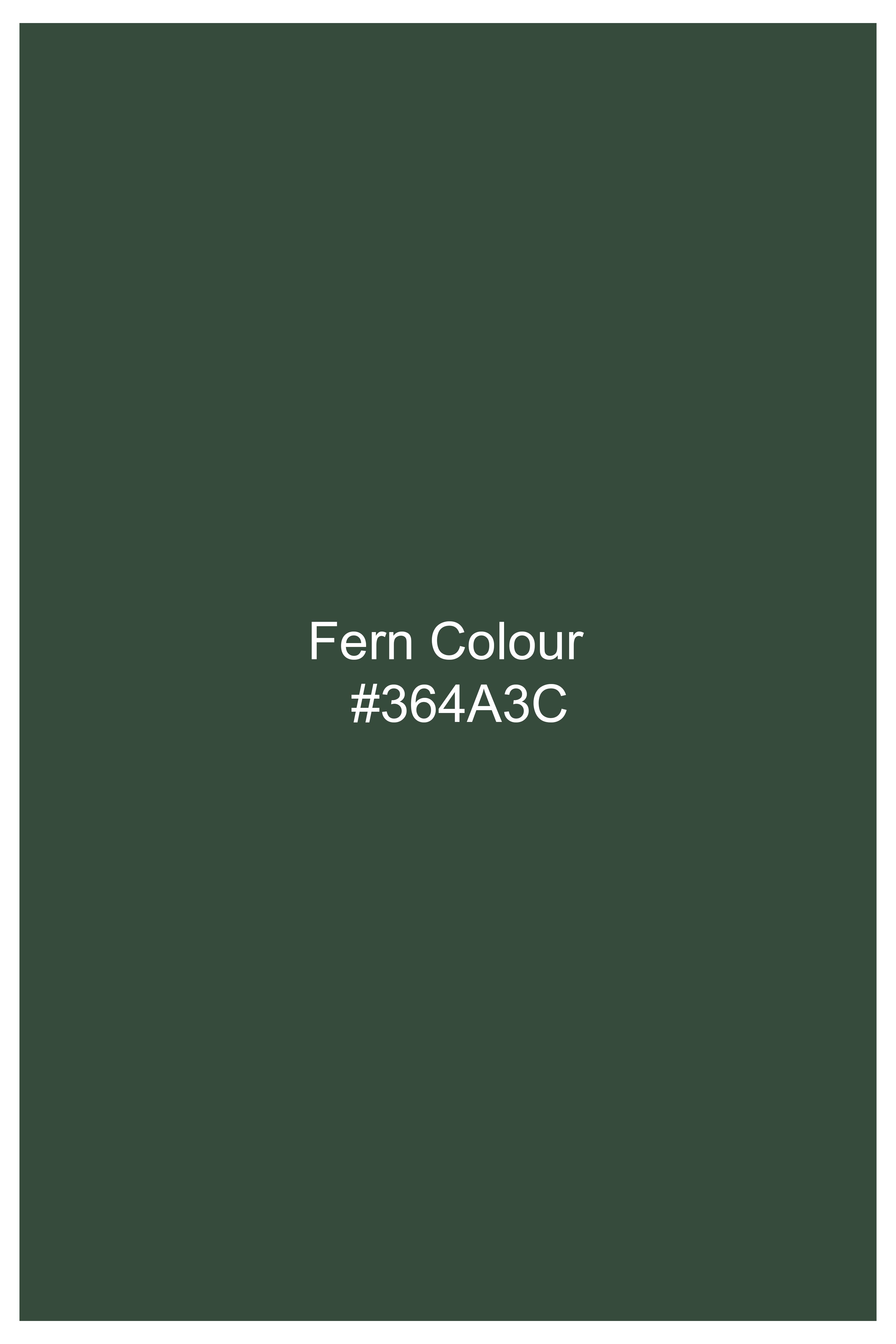 Fern Green Premium Cotton Waistcoat V2970-36, V2970-38, V2970-40, V2970-42, V2970-44, V2970-46, V2970-48, V2970-50, V2970-70, V2970-54, V2970-56, V2970-58, V2970-60