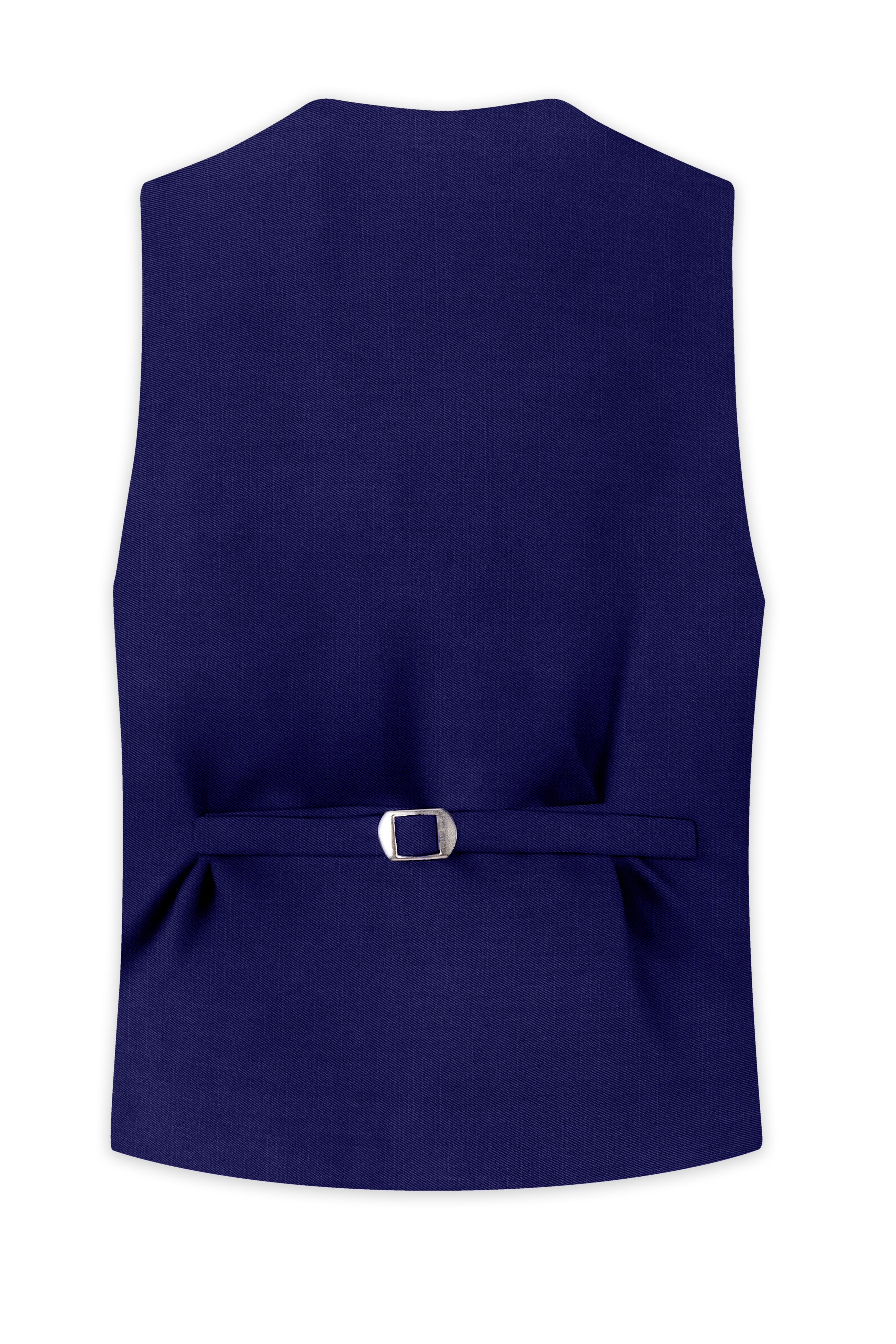 Admiral Blue Wool Rich Waistcoat