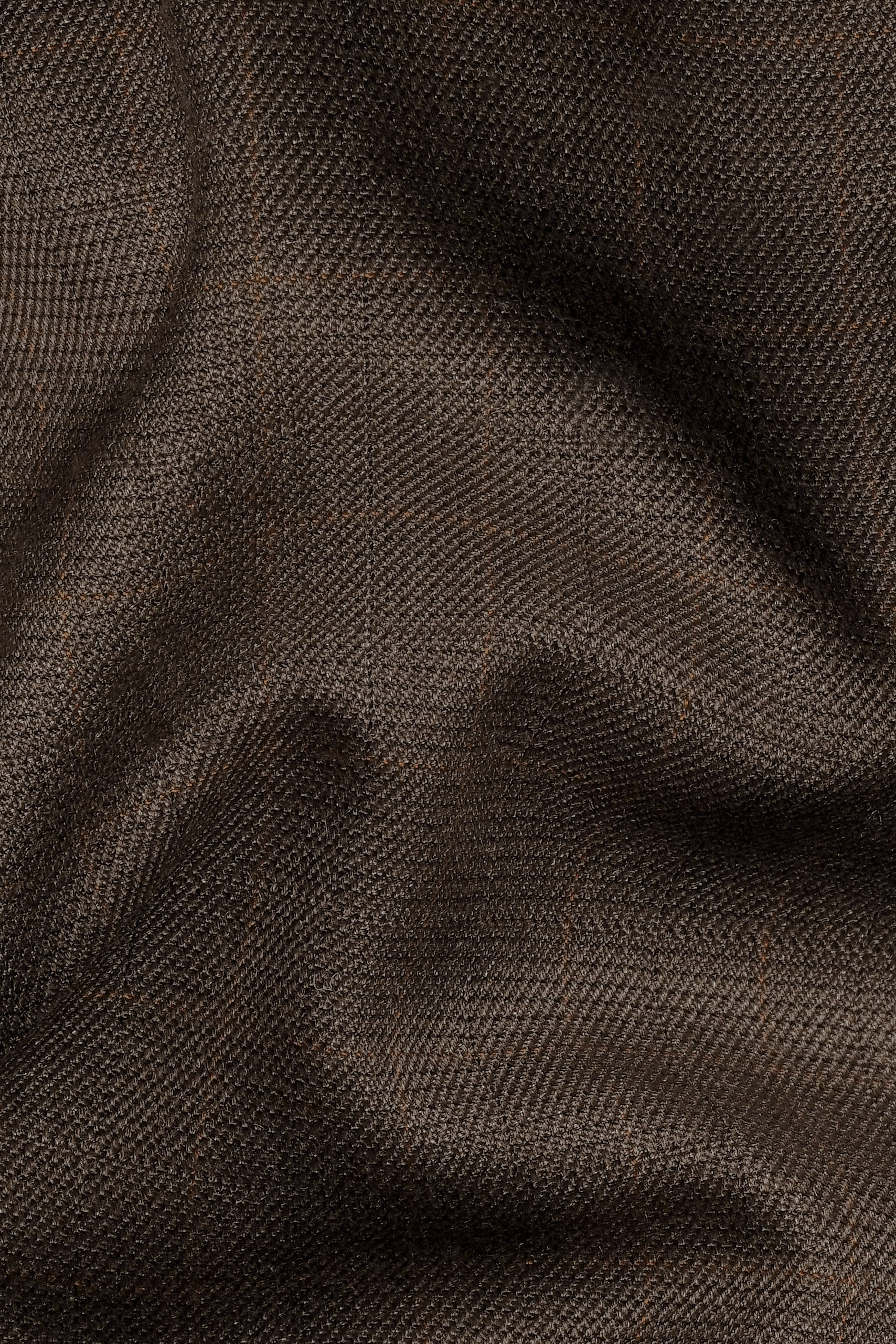 Matterhorn Brown Subtle Checkered Wool Rich Waistcoat
