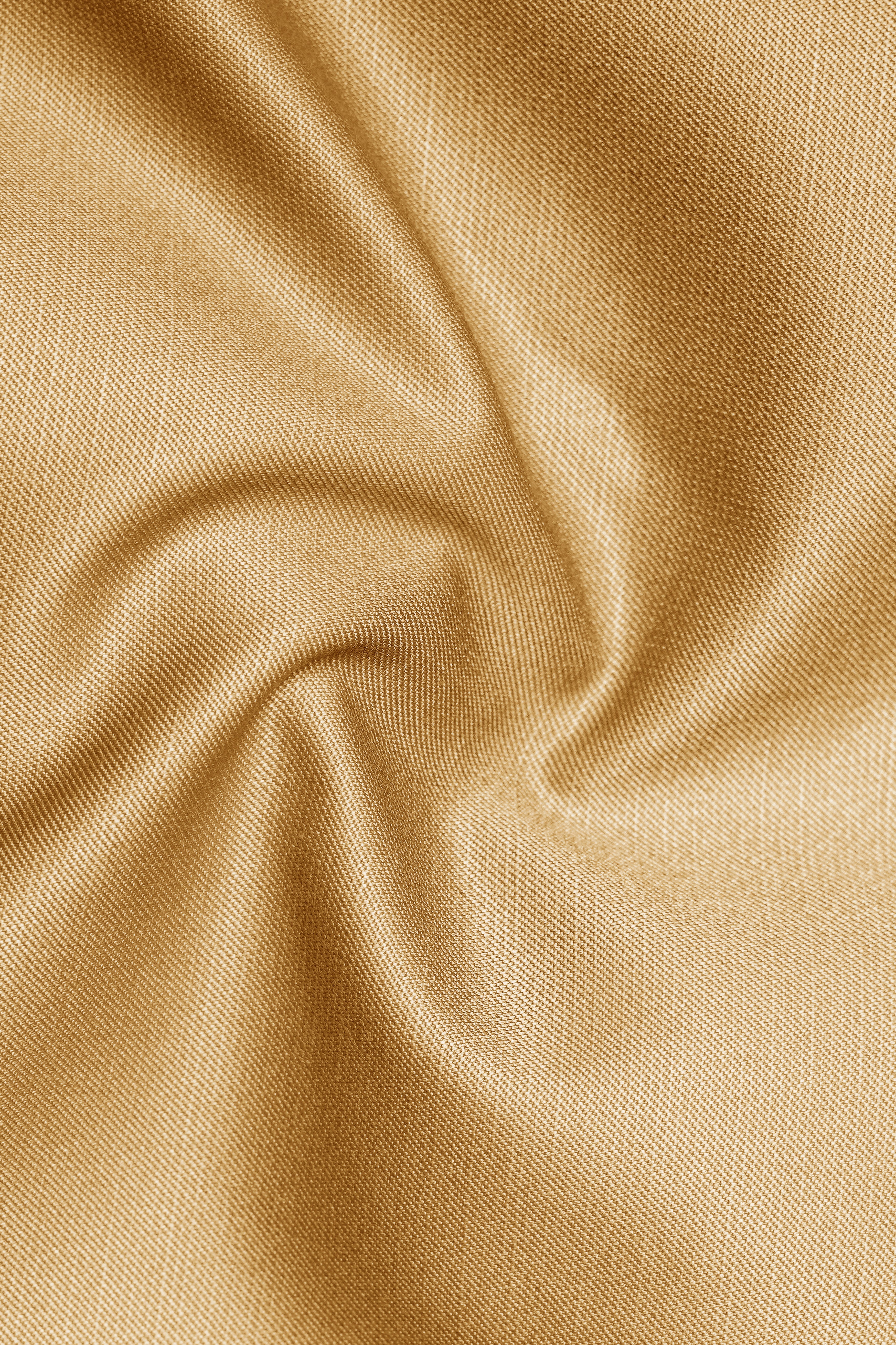 Marula-Desert Yellow Solid Wool Rich Stretchable Waistcoat