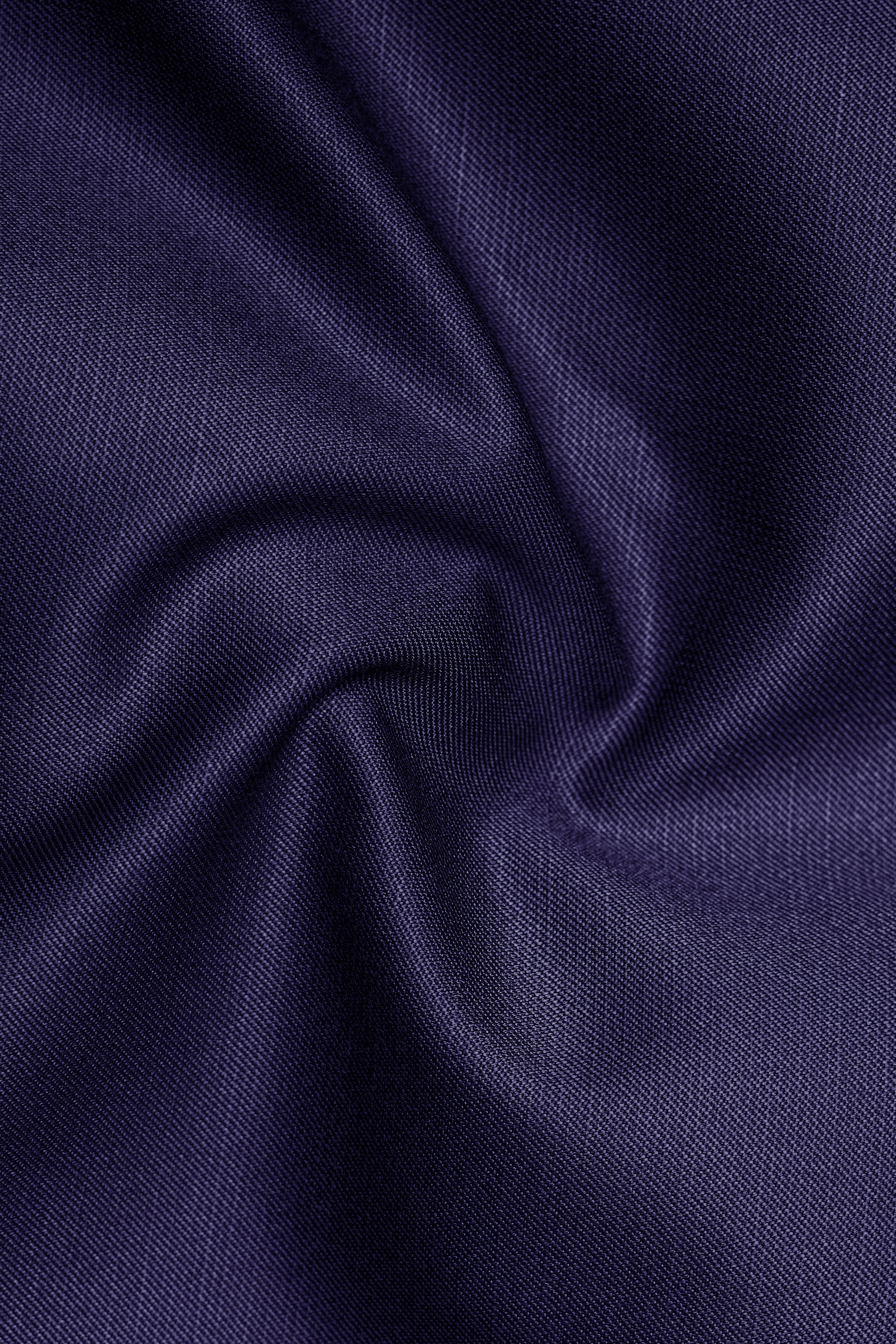 Triton-Martinique Blue Solid Wool Rich Stretchable Waistcoat