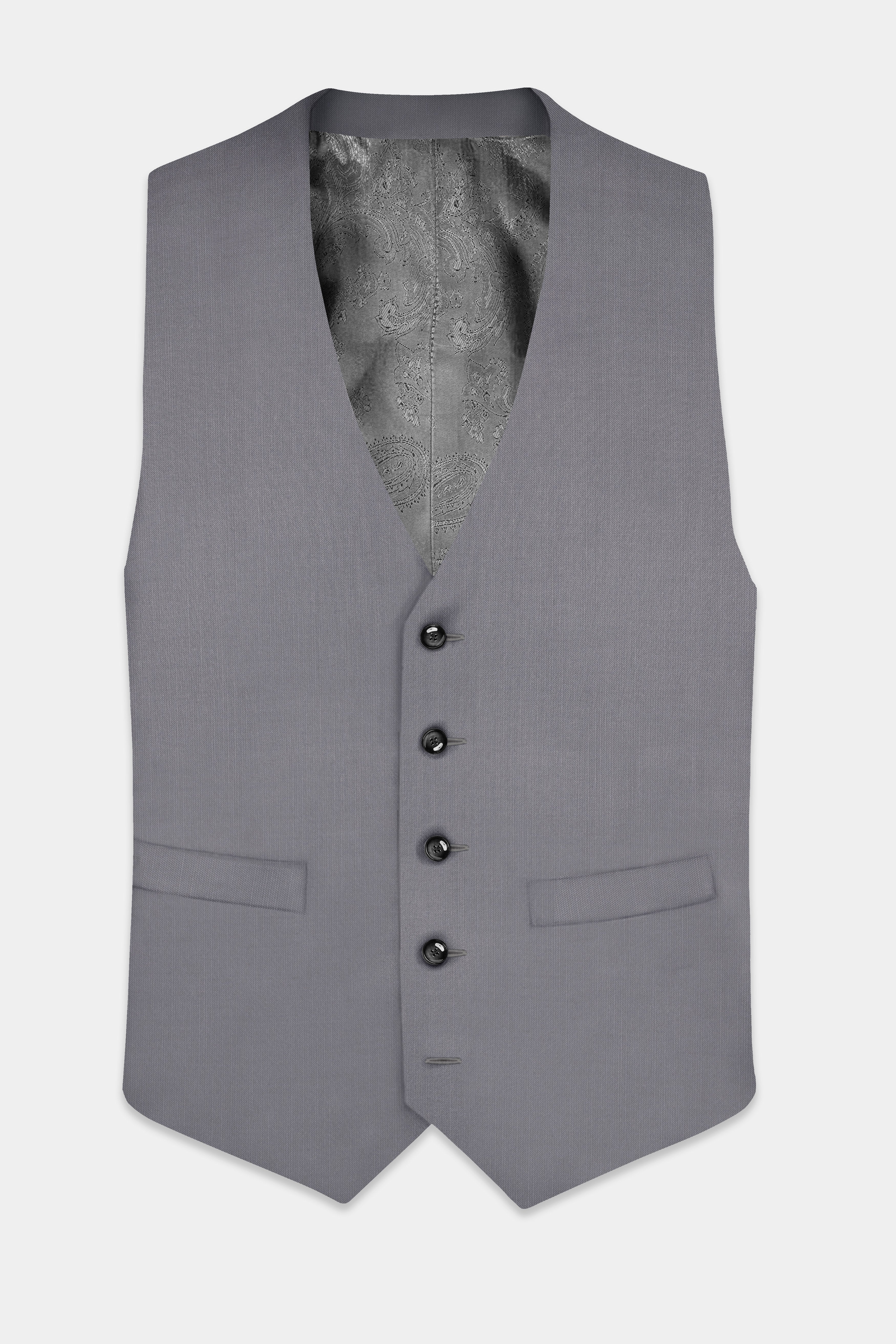 Dorian-Friar Gray Solid Wool Rich Stretchable Waistcoat