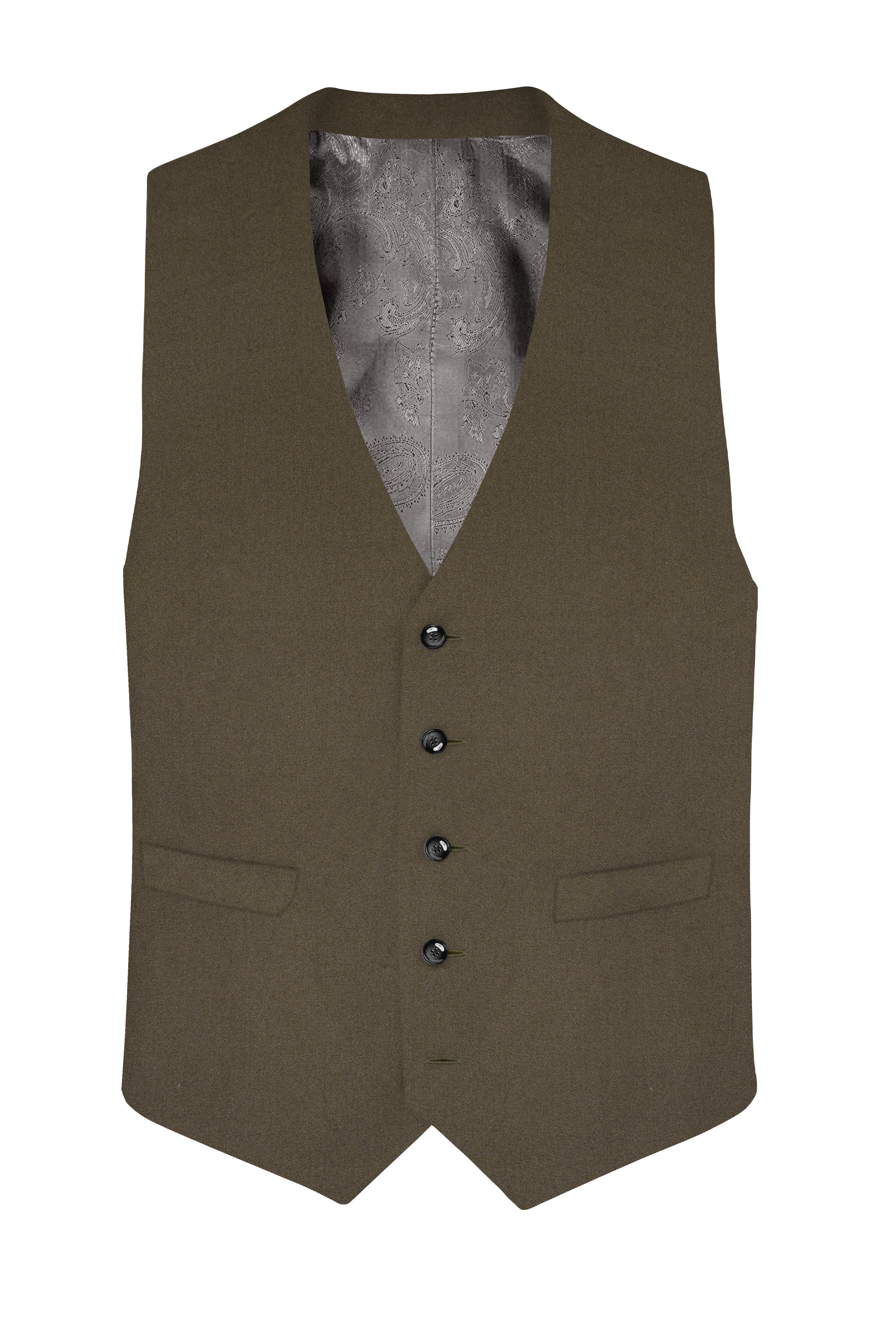 Mistran-Woodland Green Premium Cotton Waistcoat