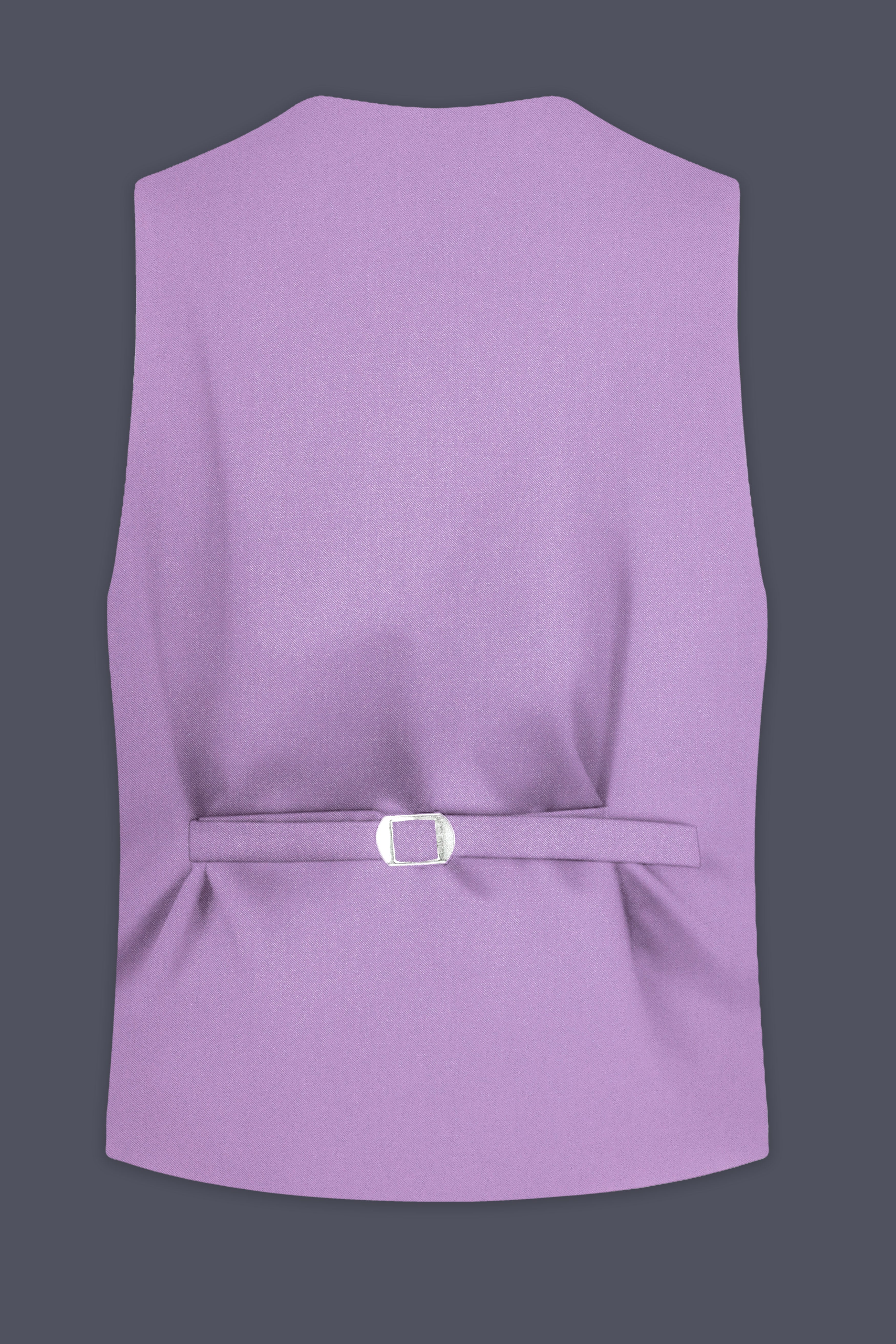Roylen-Mountbatten Purple Wool Rich Stretchable Waistcoat