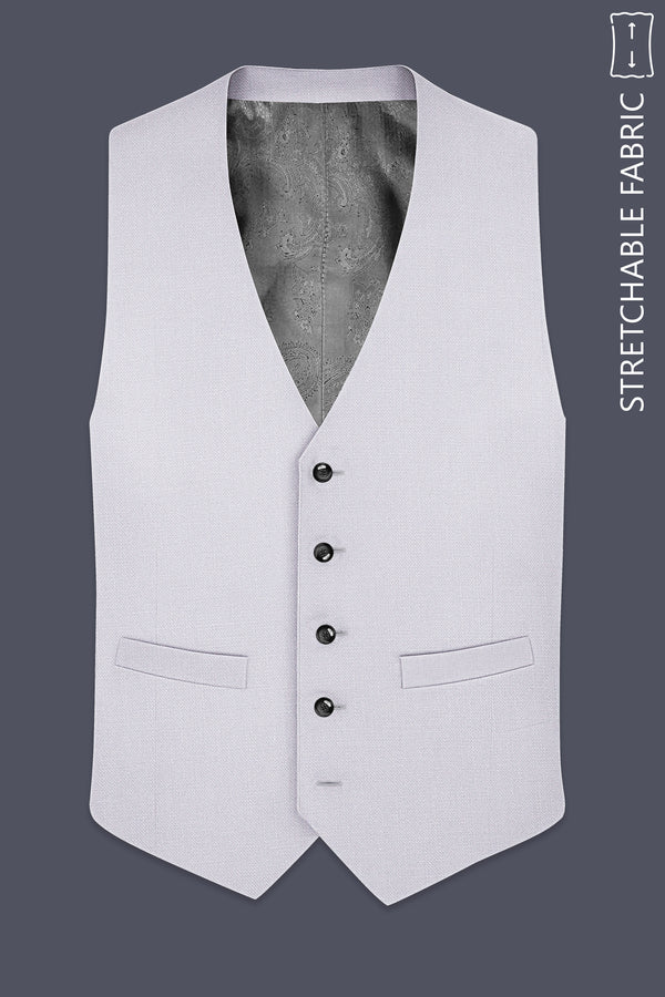 Aristo-Alto Gray Luxurious Linen Stretchable Waistcoats