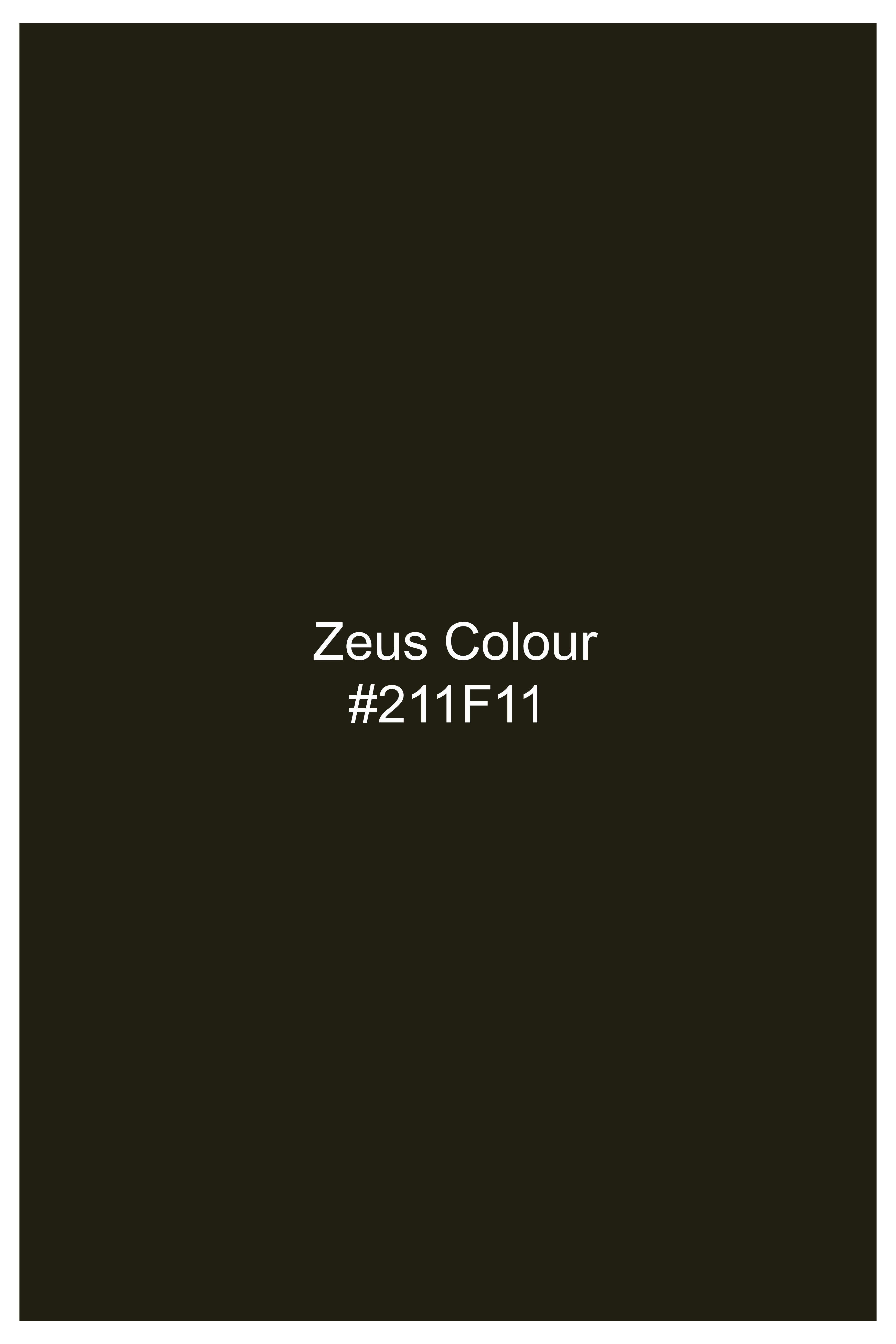 Verdaro-Zeus Green Solid Premium Cotton Waistcoats
