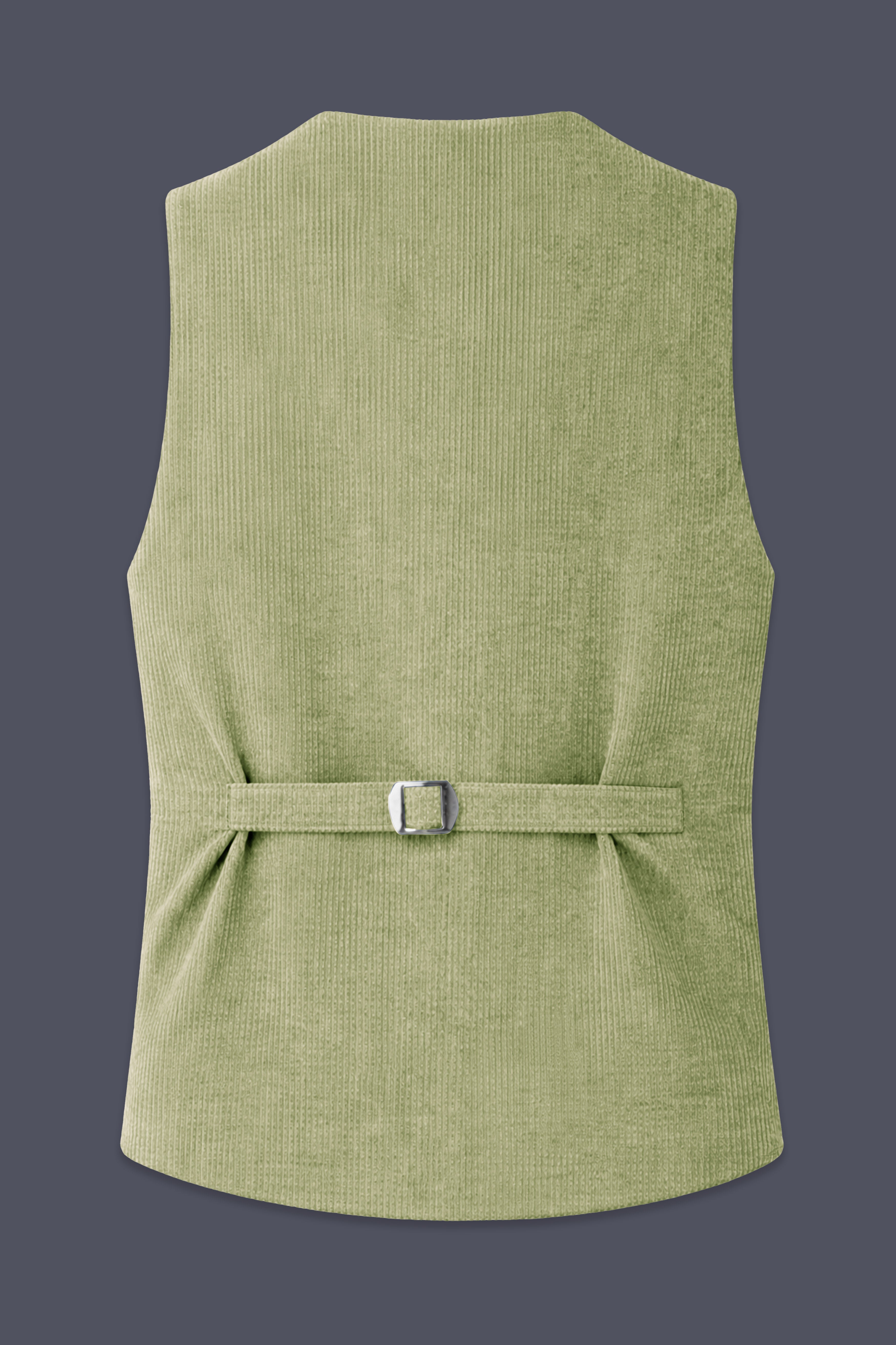 Aurethist-Thistle Green Corduroy Premium Waistcoat