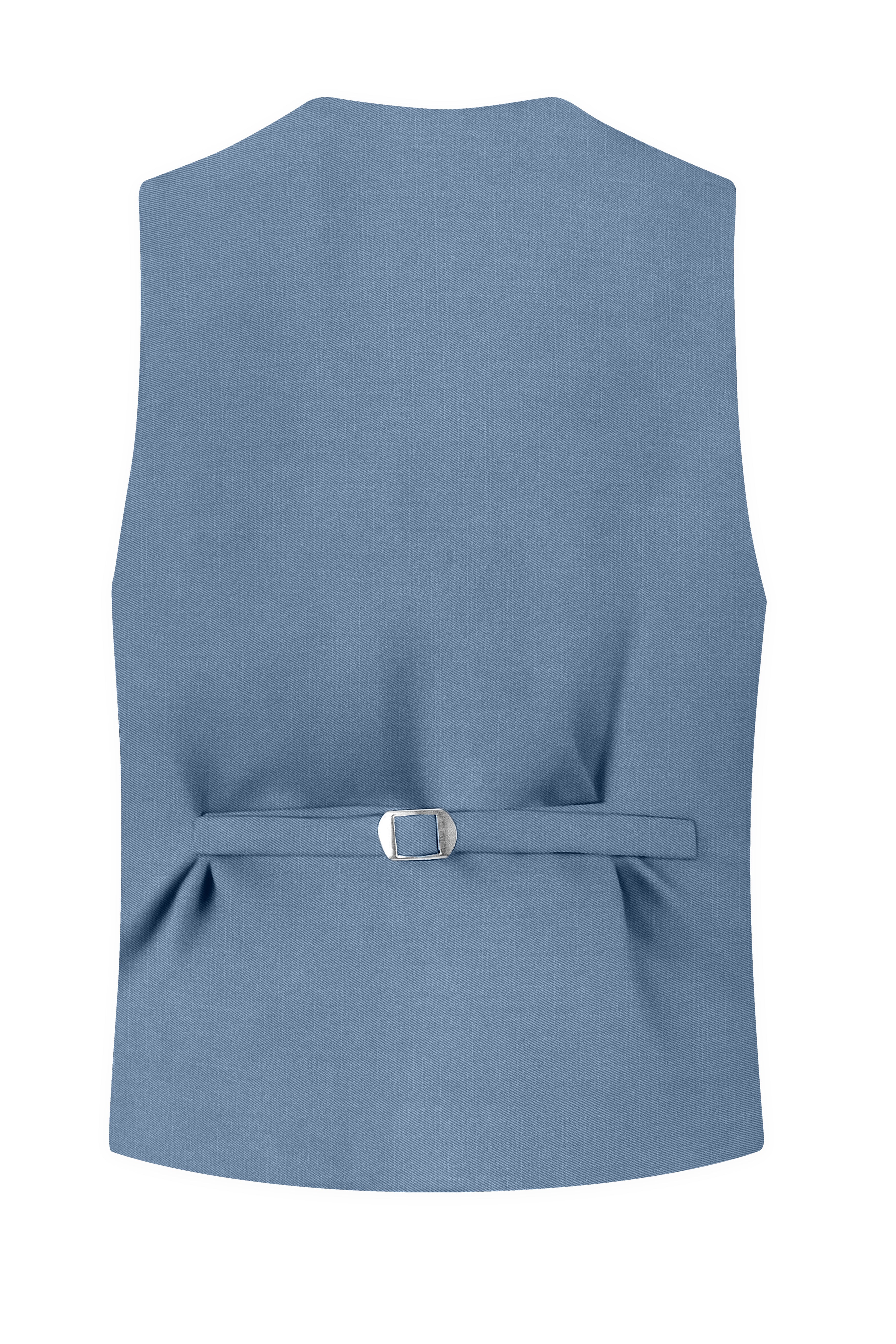 Celestor-Lynch Blue Wool Rich Slight Stretch Waistcoat