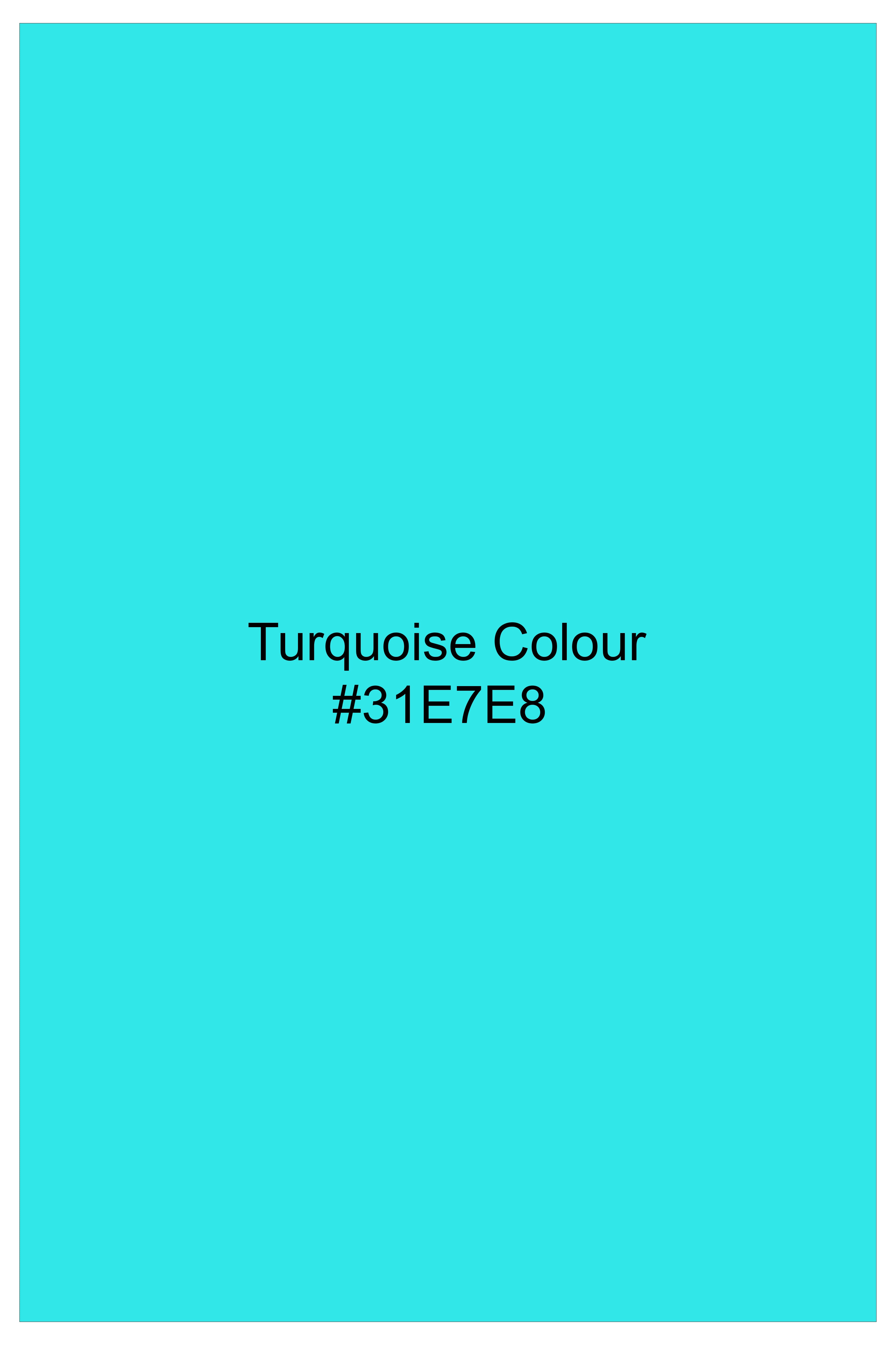 Sovereign-Turquoise Blue Velvet Waistcoat