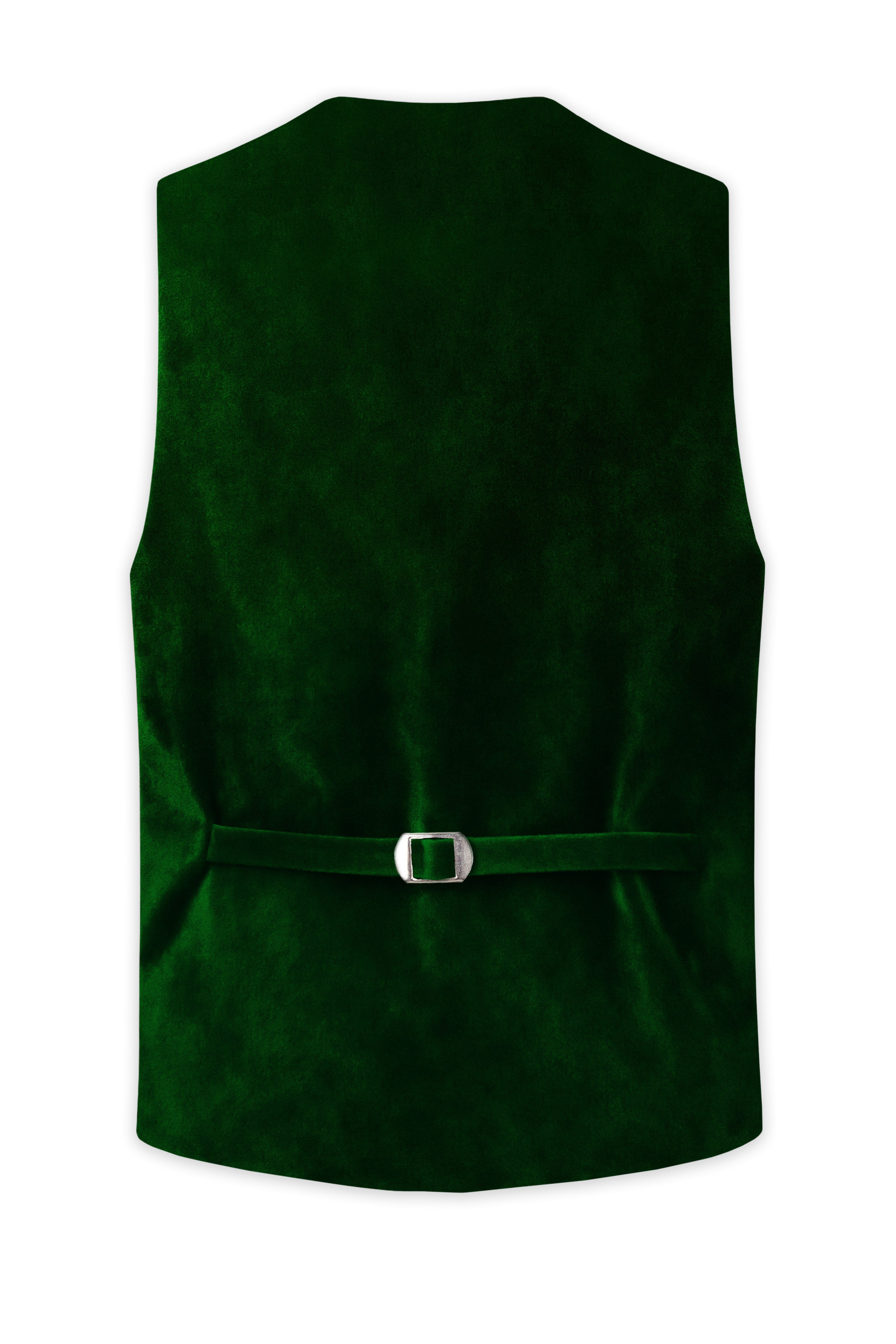 Aurel-Burnham Green Velvet Waistcoat