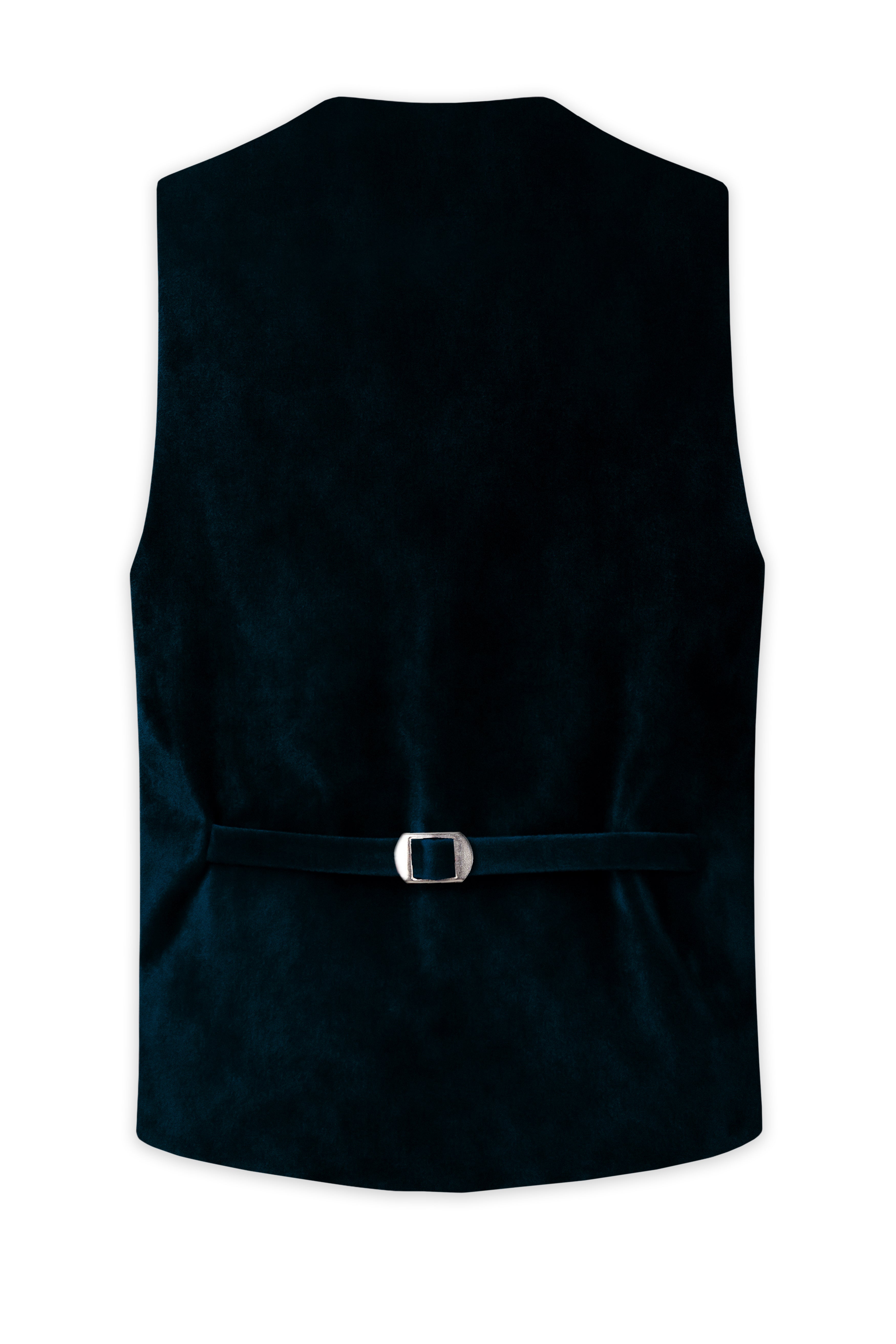 Rogue-Jaguar Blue Velvet Waistcoat