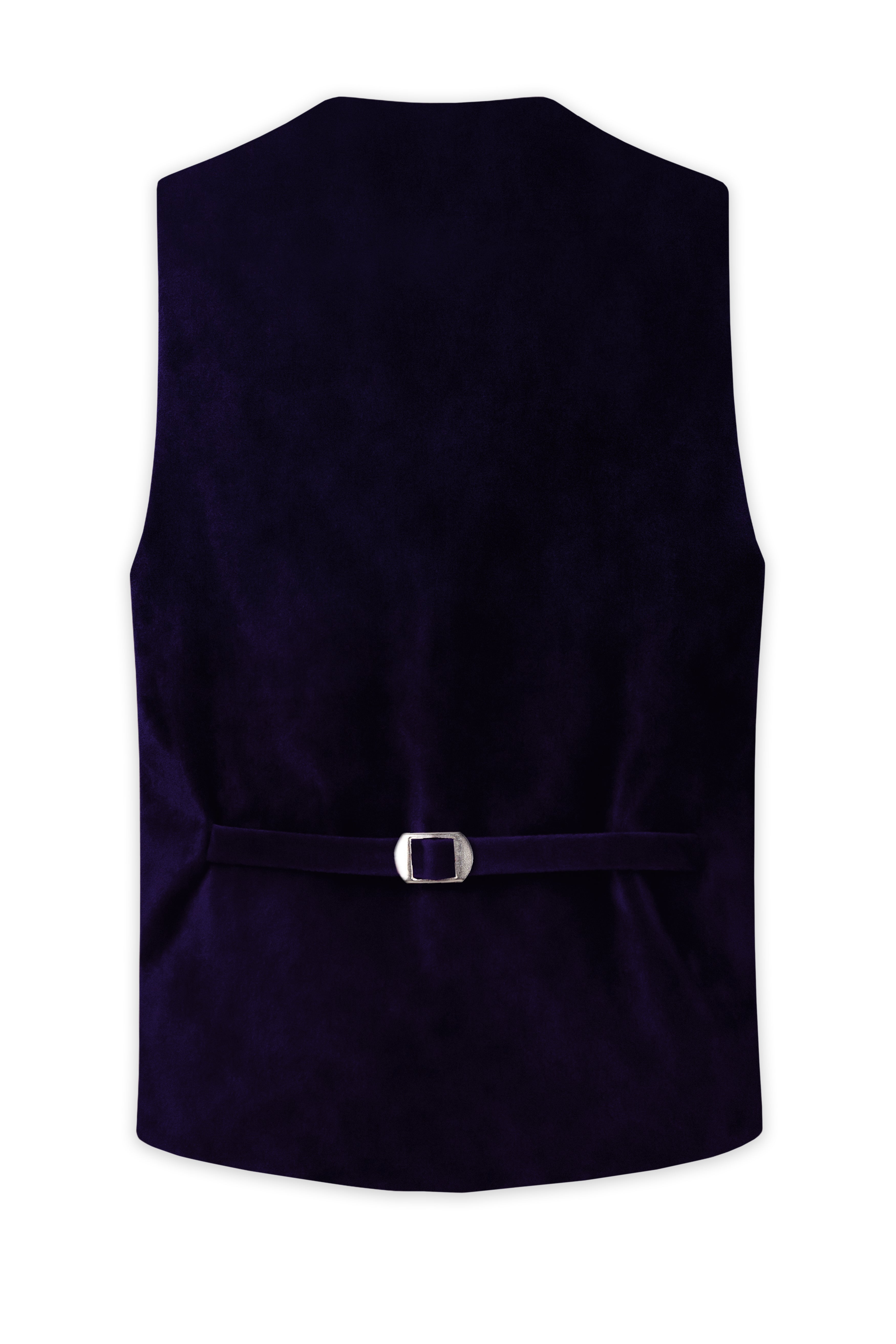 Virelle-Russian Purple Velvet Waistcoat