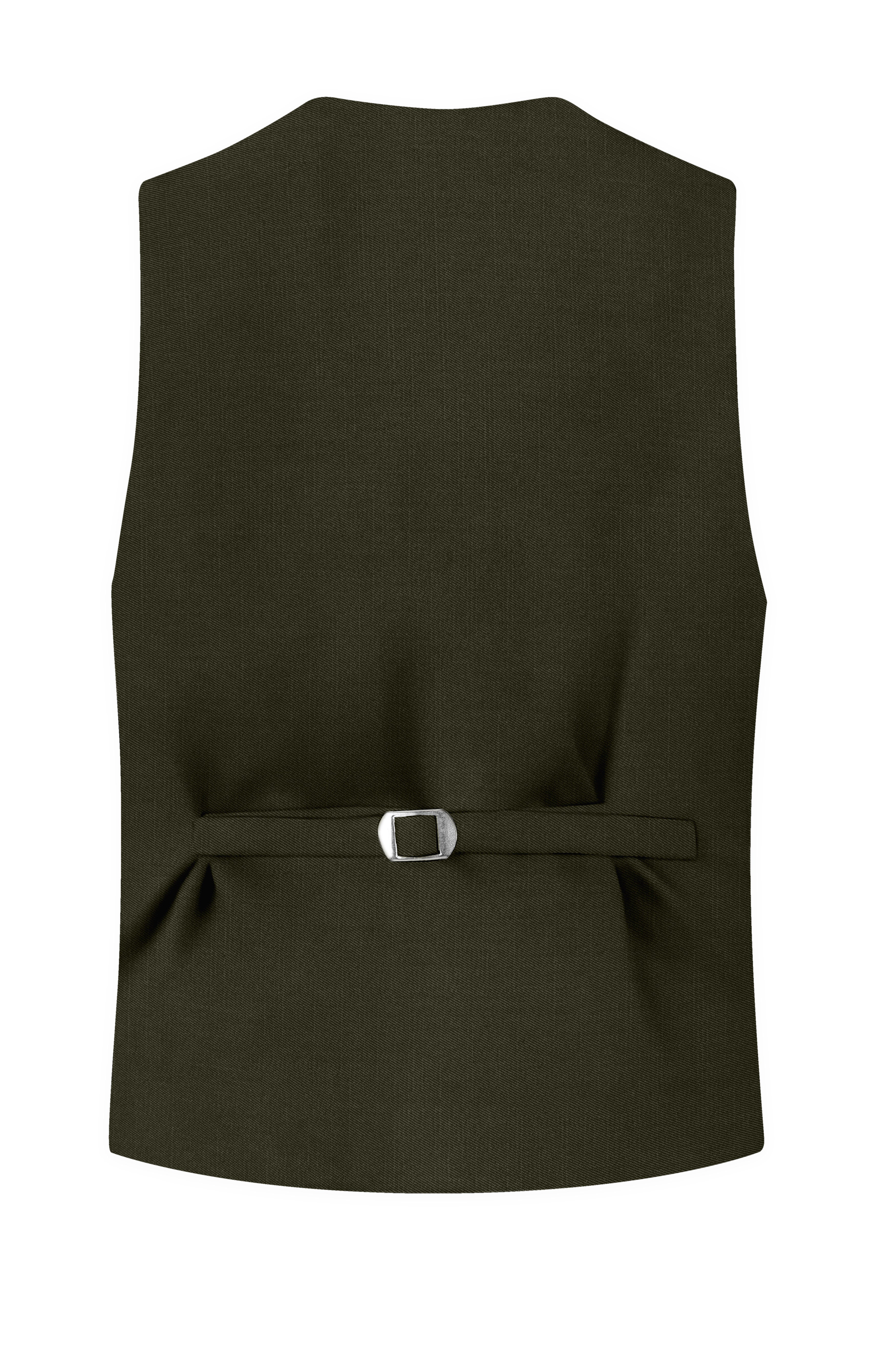 Mossley-Rangoon Green Wool Rich Slight Stretch Waistcoat