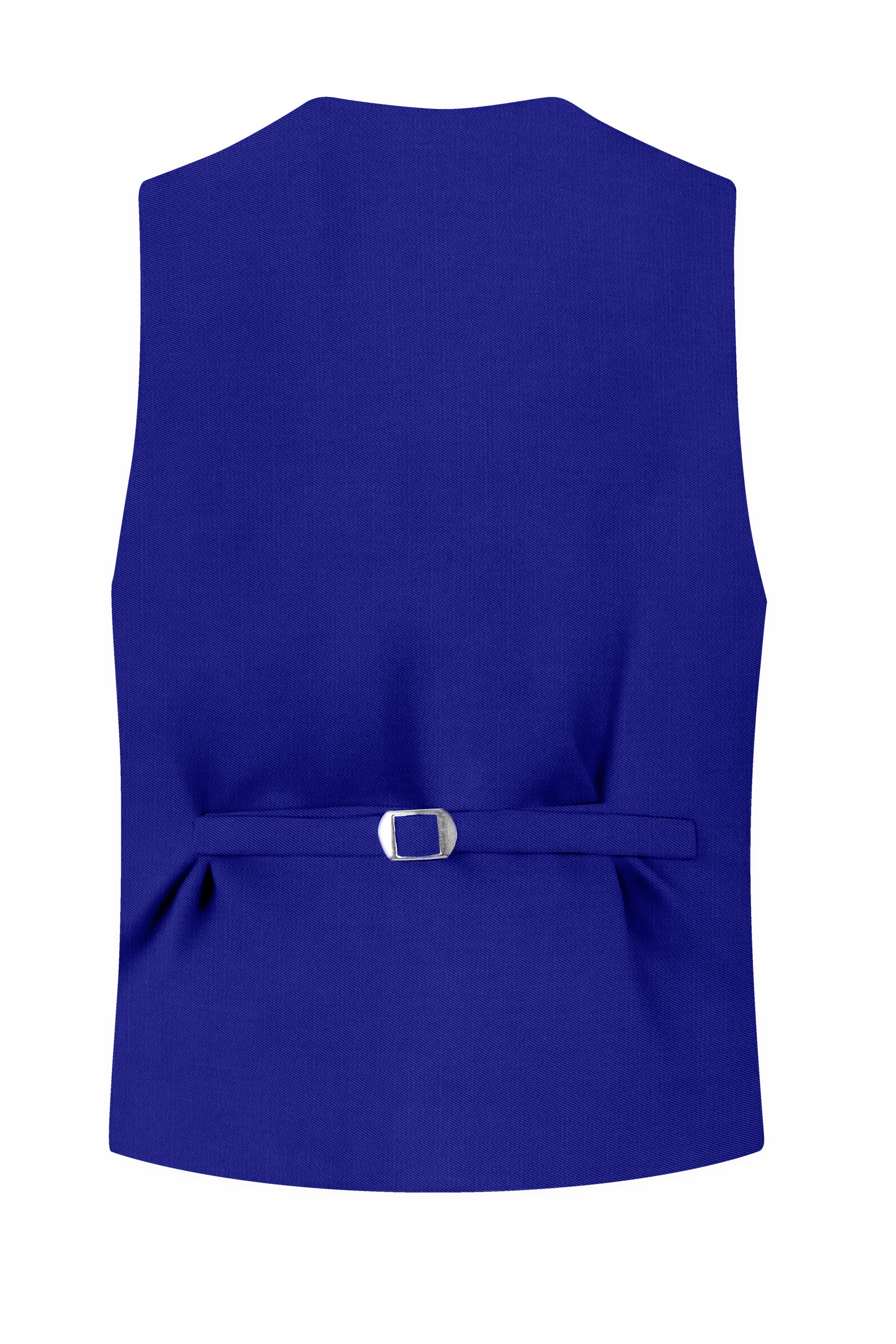Stratos-Cobalt Blue Wool Rich Slight Stretch Waistcoat
