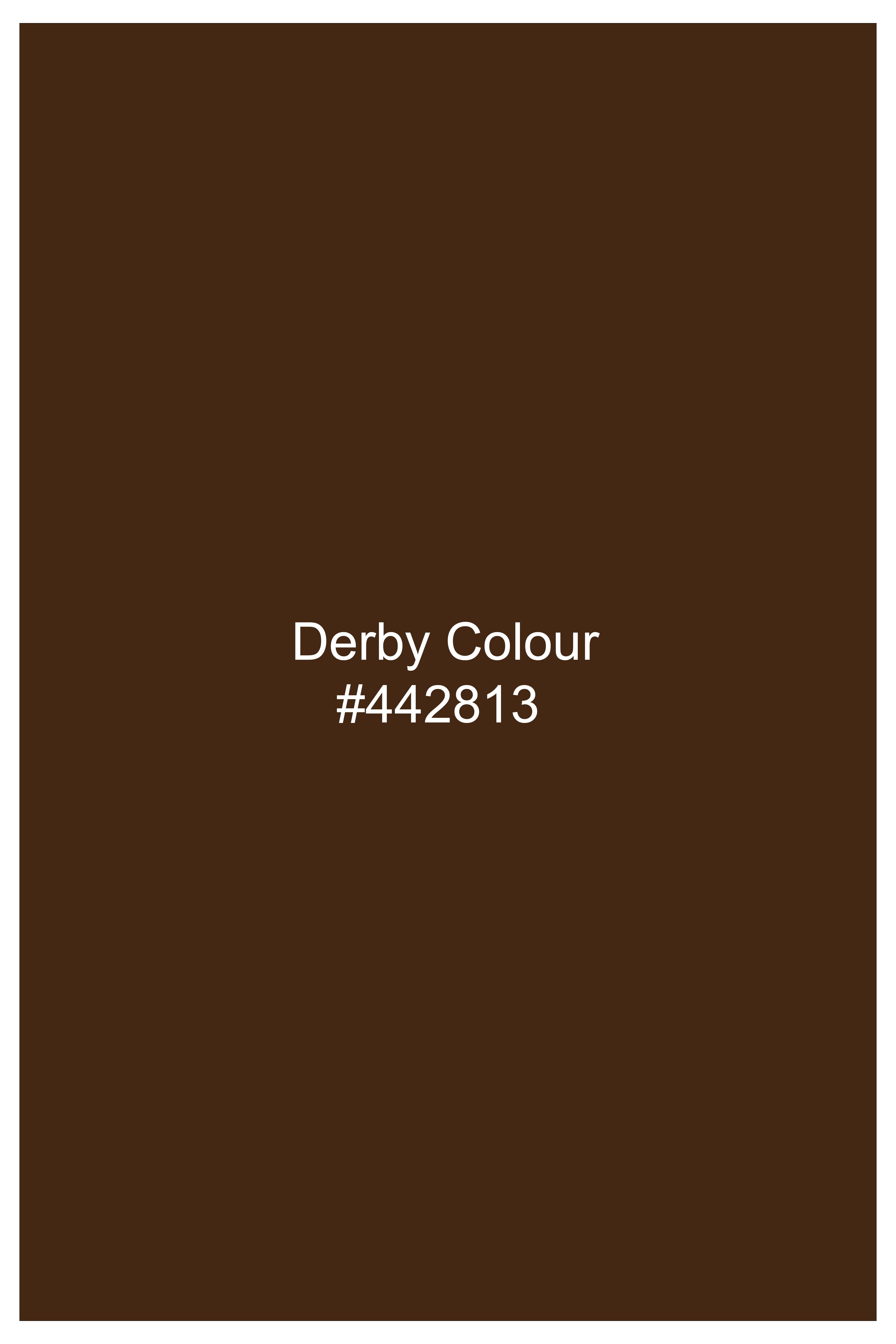 Havron-Derby Brown Wool Rich Slight Stretch Waistcoat