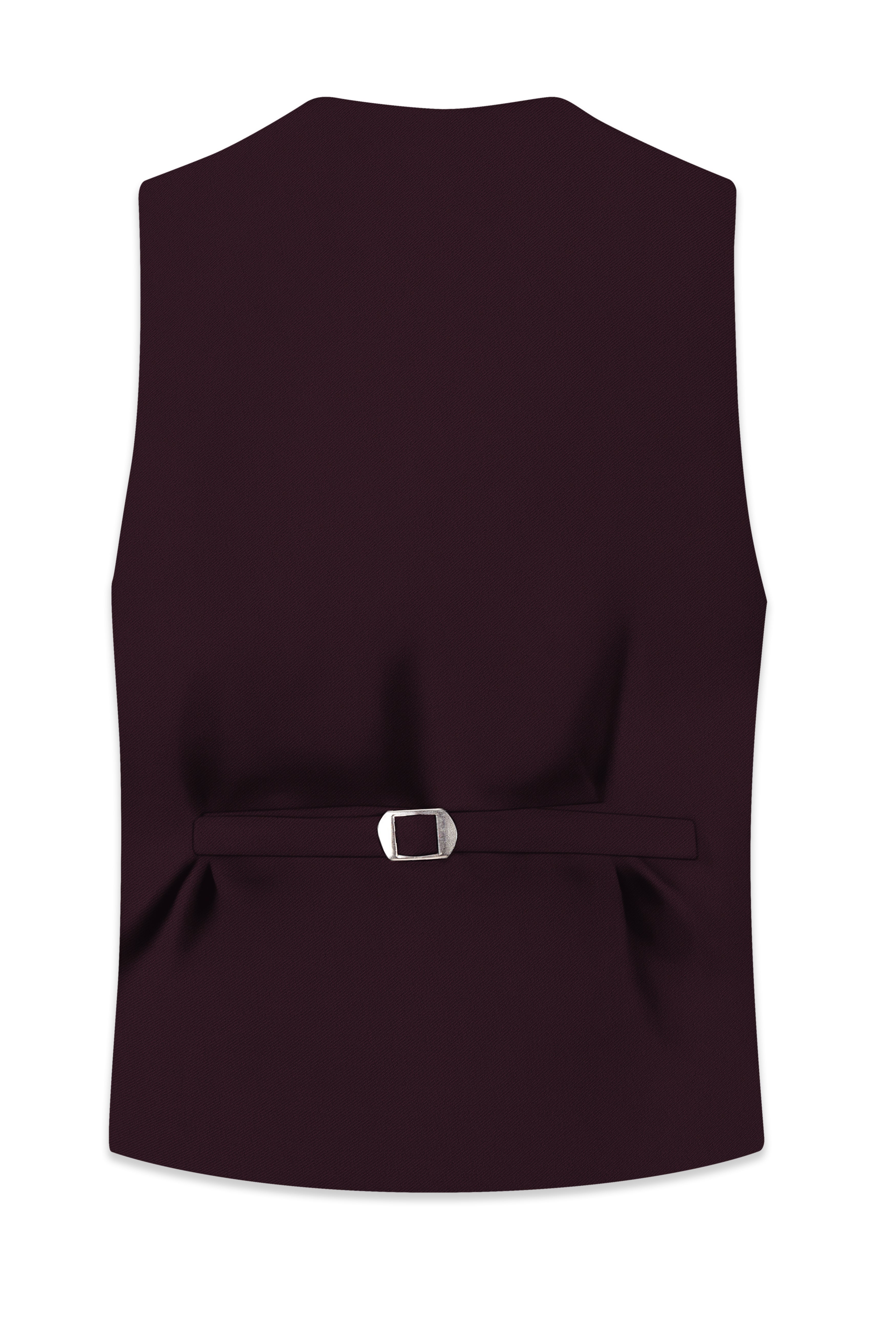 Imperio-korean Eclipse Purple 4-Way Stretch Wrinkle-Free Wool Rich Waistcoat