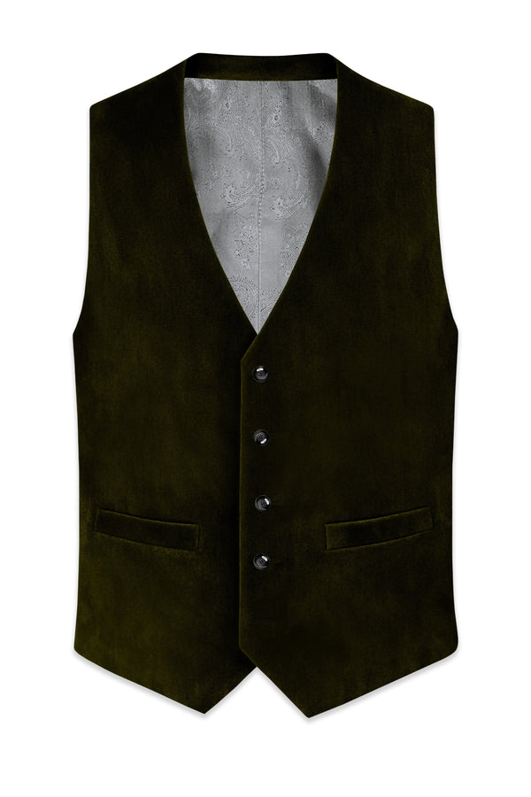 Montverde-Rangoon Green Velvet Waistcoat