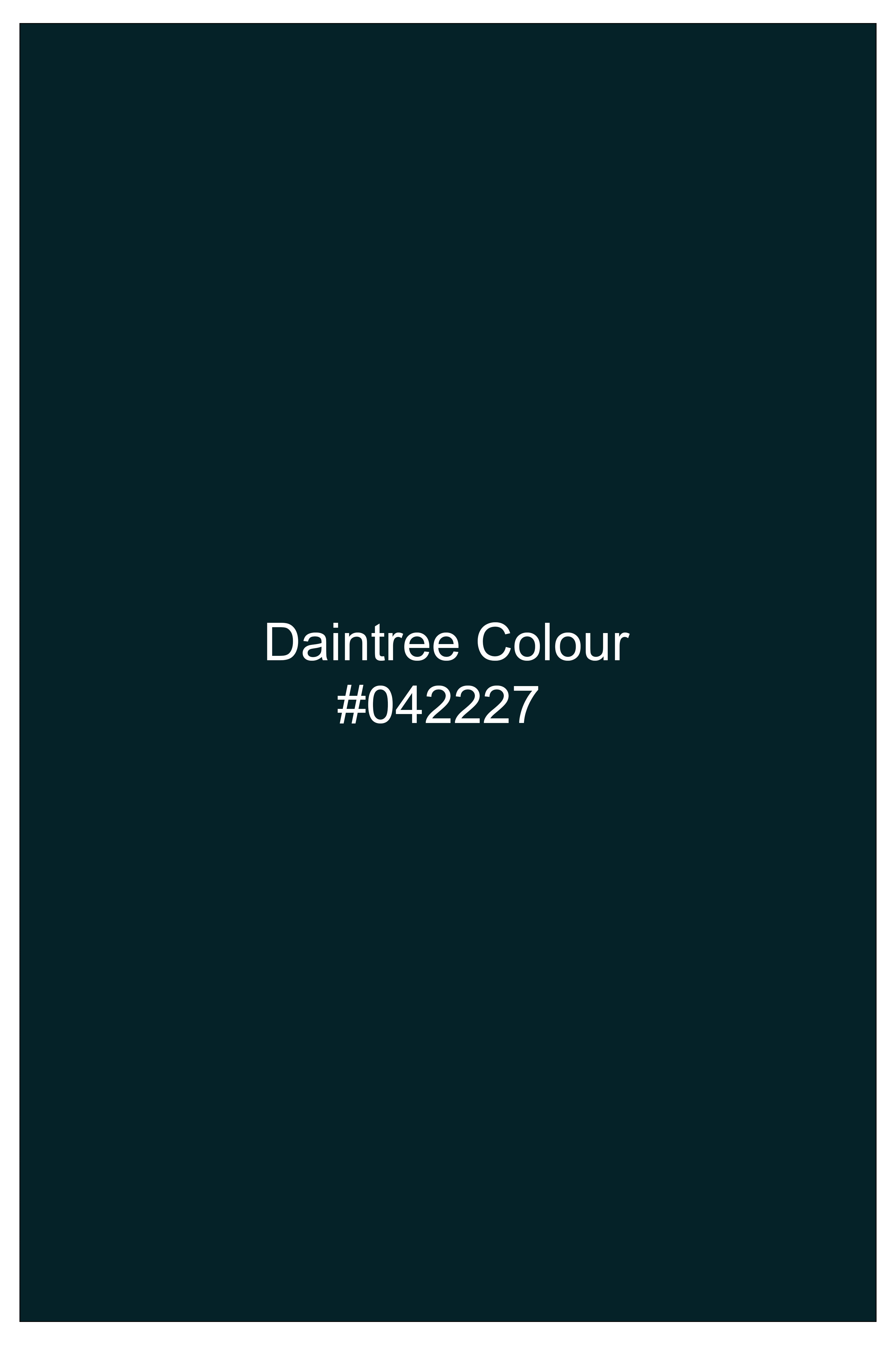 Canopy-Daintree Green 4-Way Stretch Wrinkle-Free Fluid Drape Fabric Waistcoat