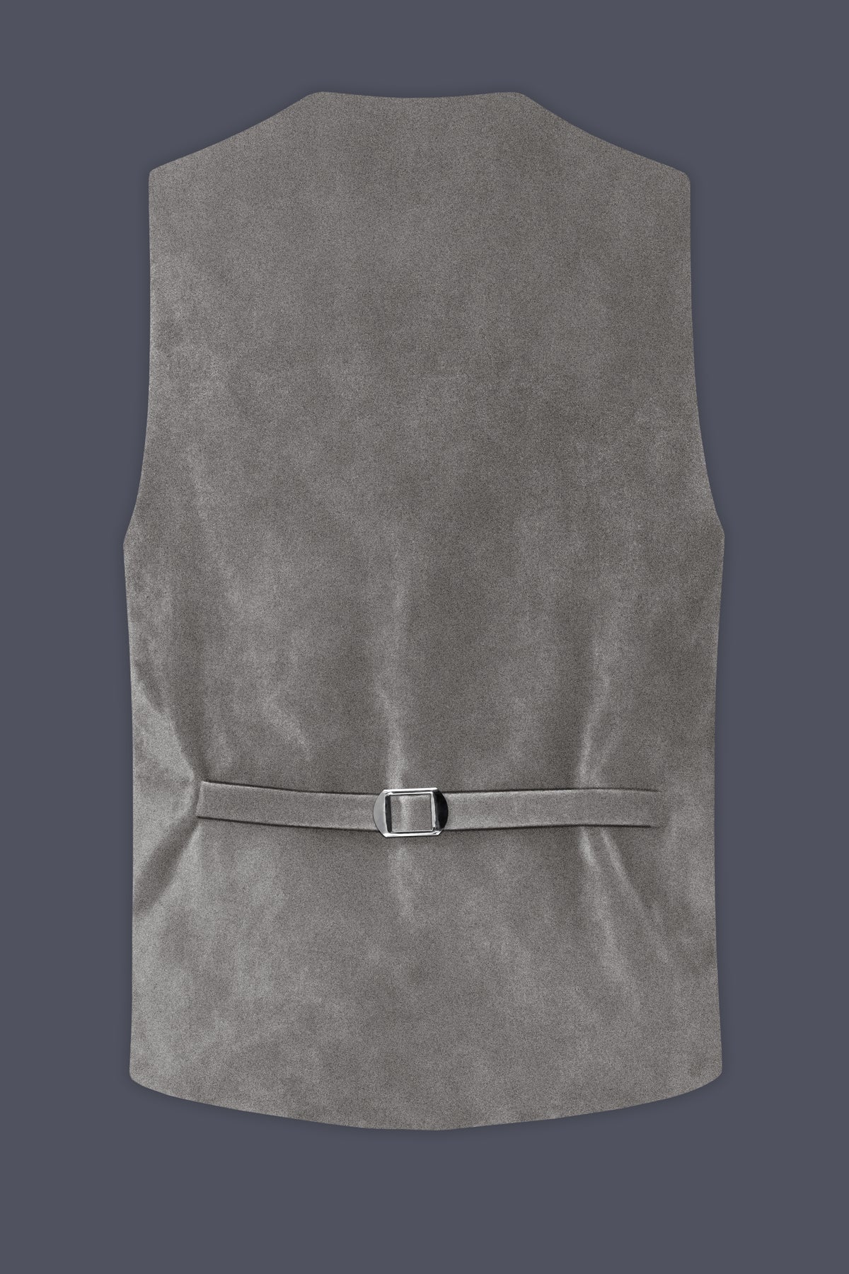 Noir-Chicago Gray Velvet Waistcoat