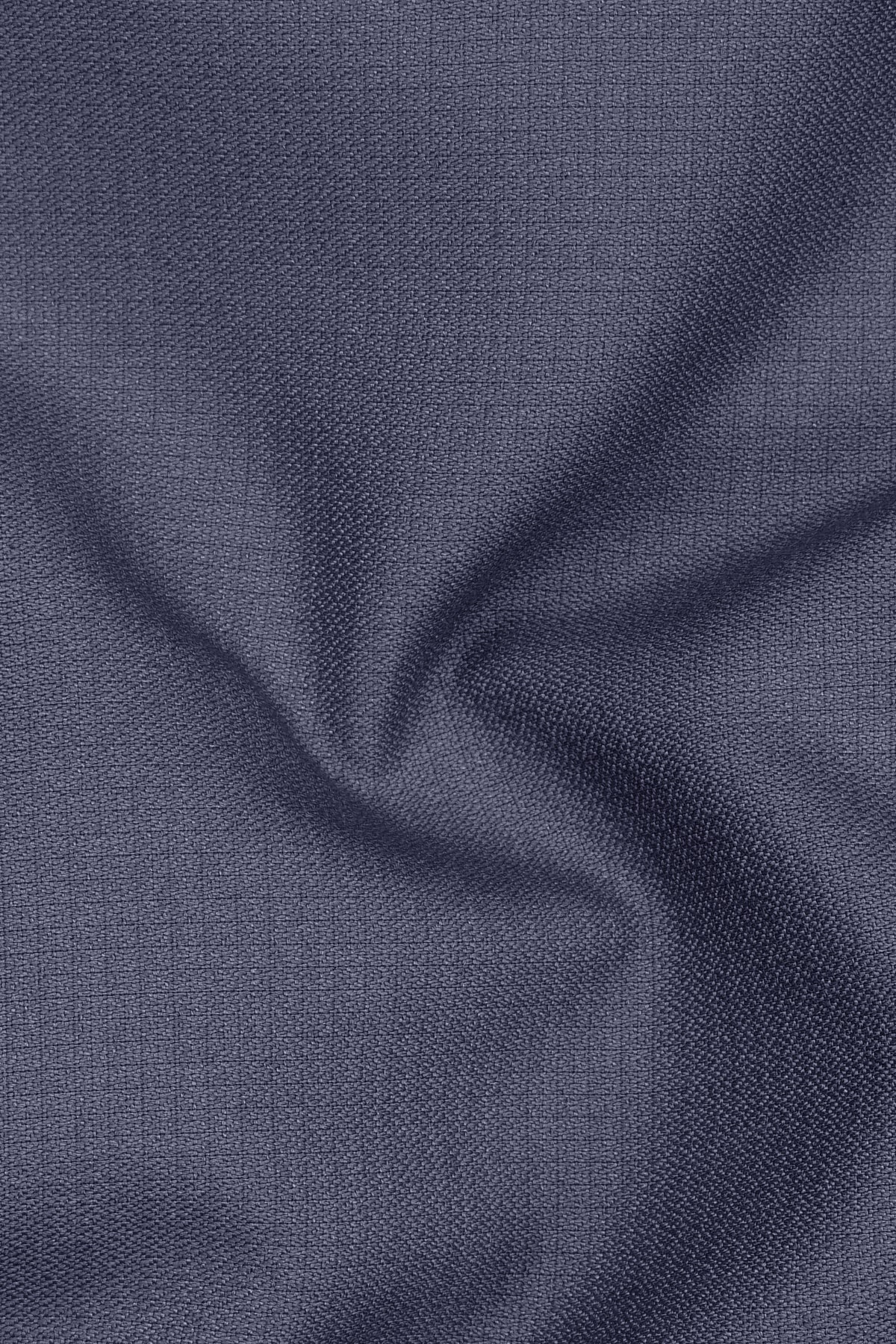 Graphite-Shuttle Gray Diamond Textured Wool Rich Slight Stretch Waistcoat