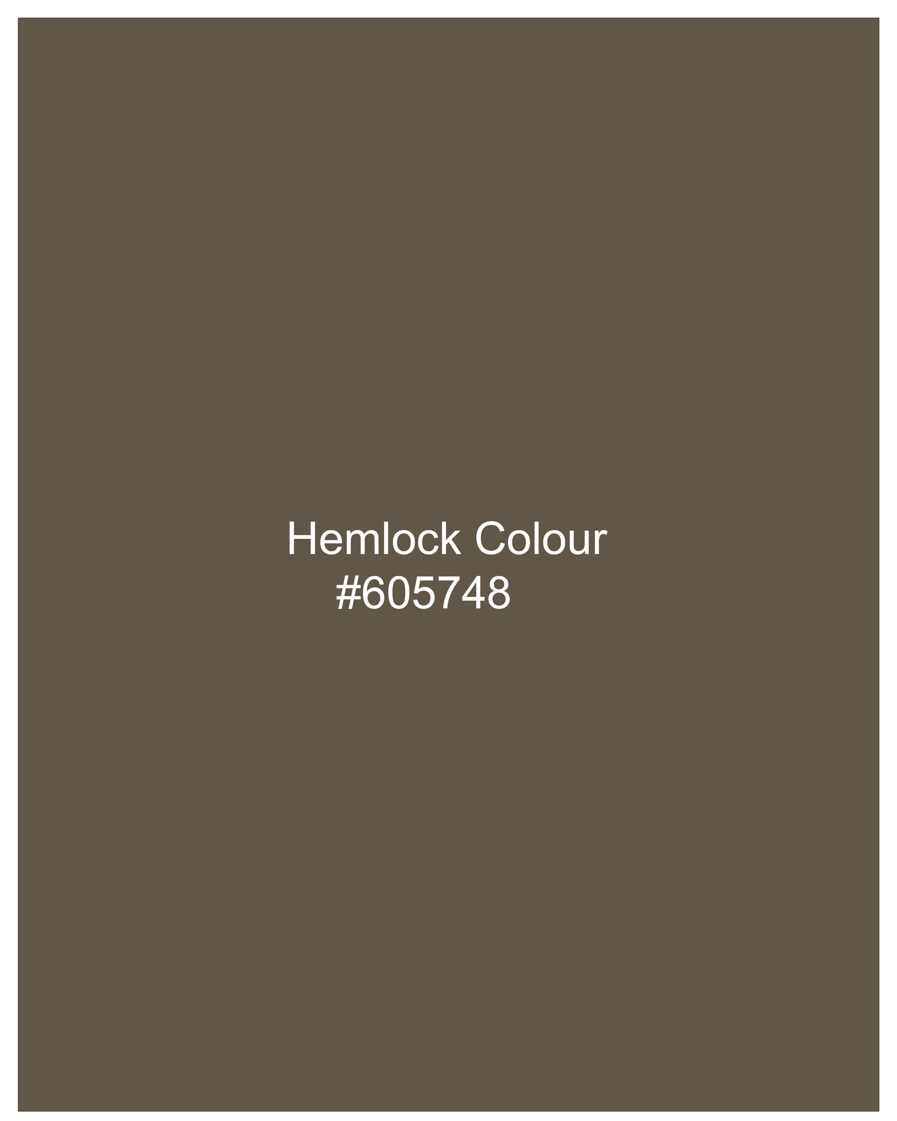 Hemlock Brown Velvet Designer Nehru Jacket