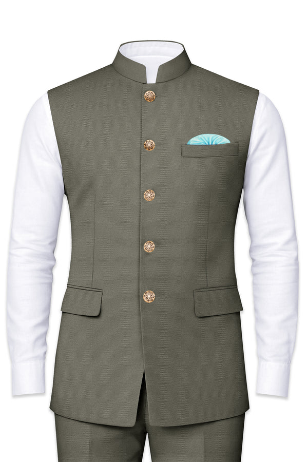 Sandstonne Green Nehru Jacket