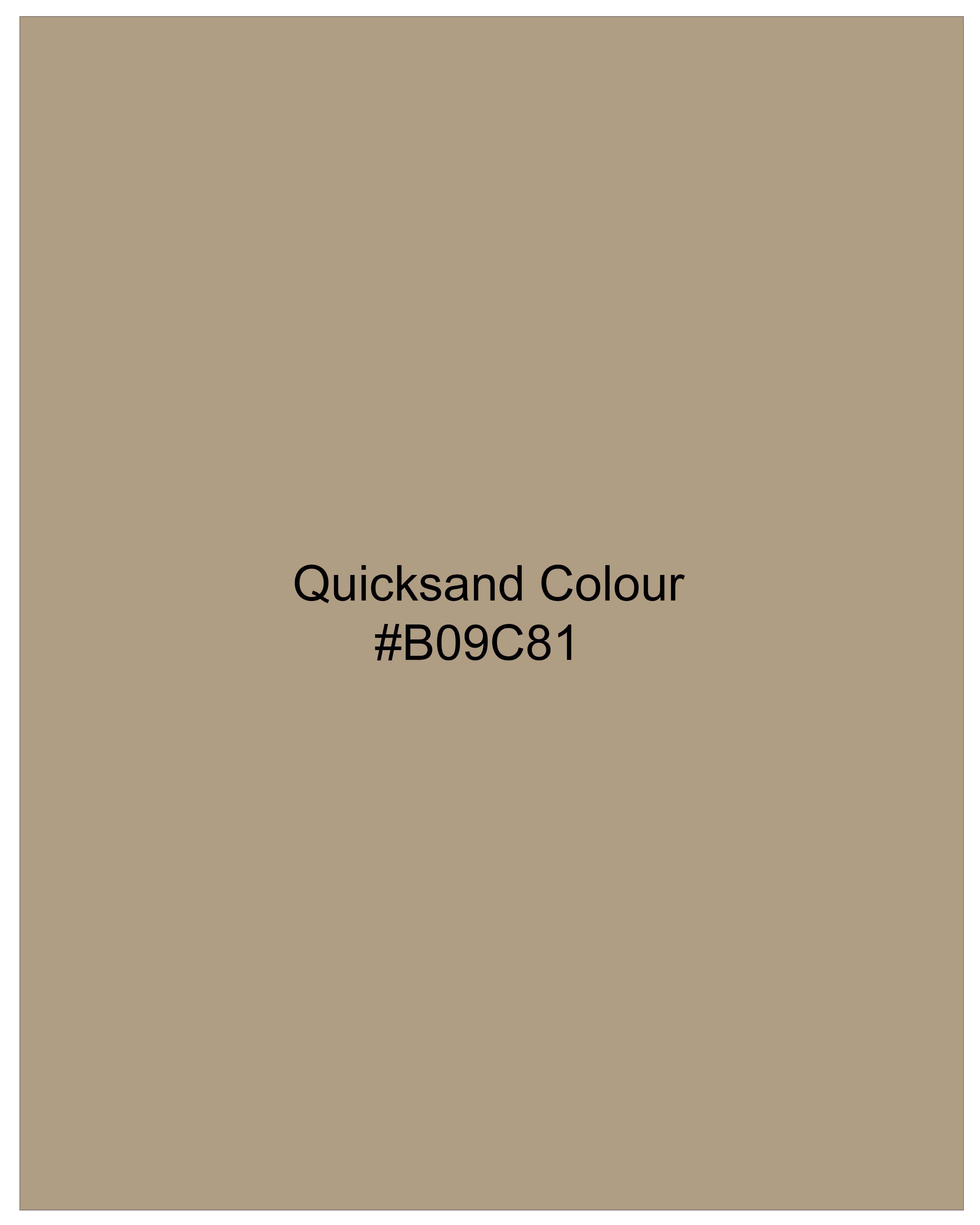 Quicksand Brown Premium Cotton Stretchable Nehru Jacket WC2654-36, WC2654-38, WC2654-40, WC2654-42, WC2654-44, WC2654-46, WC2654-48, WC2654-50, WC2654-52, WC2654-54, WC2654-56, WC2654-58, WC2654-60