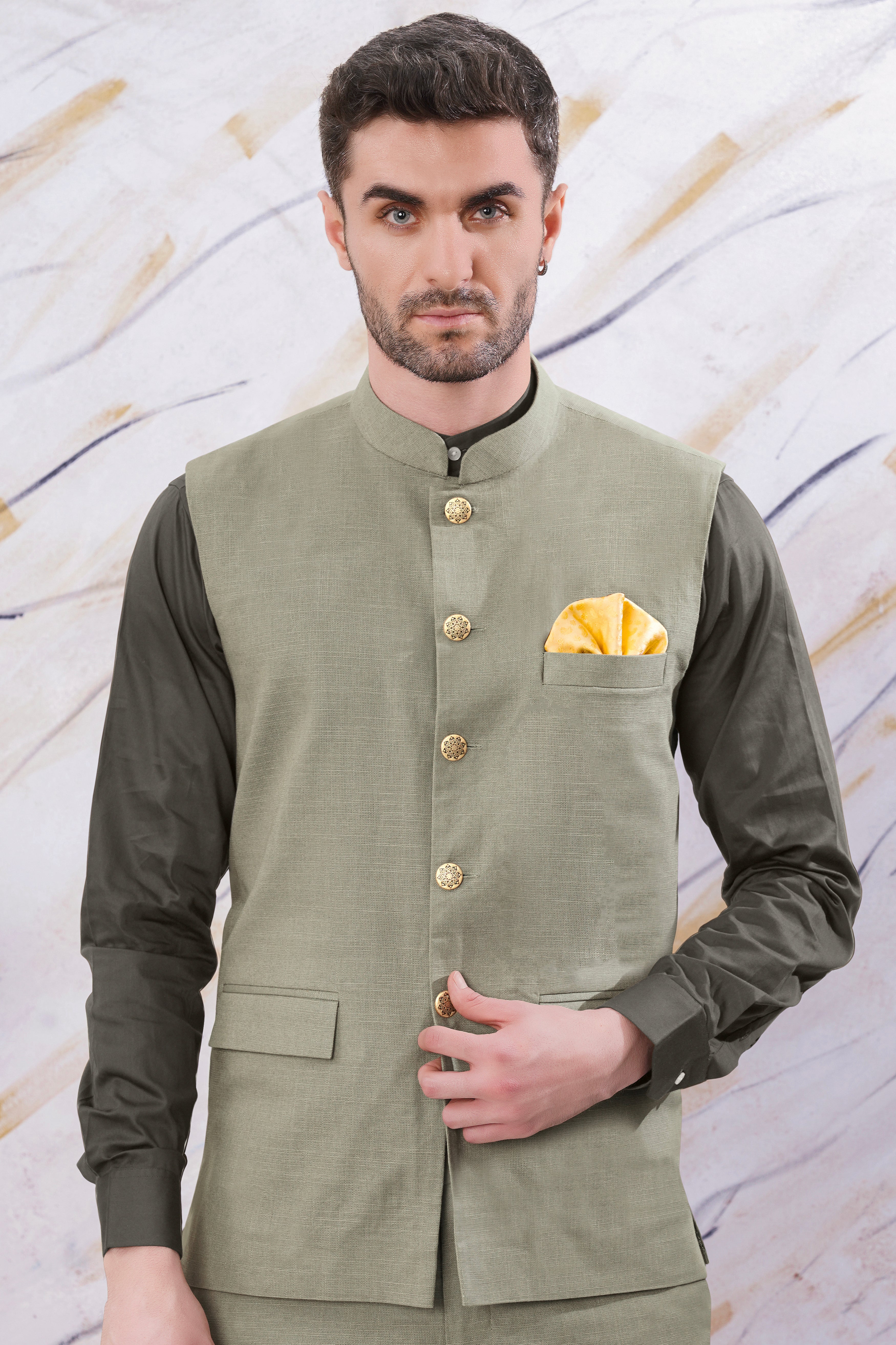 Shop Premium Cotton Nehru Jacket for Men in India