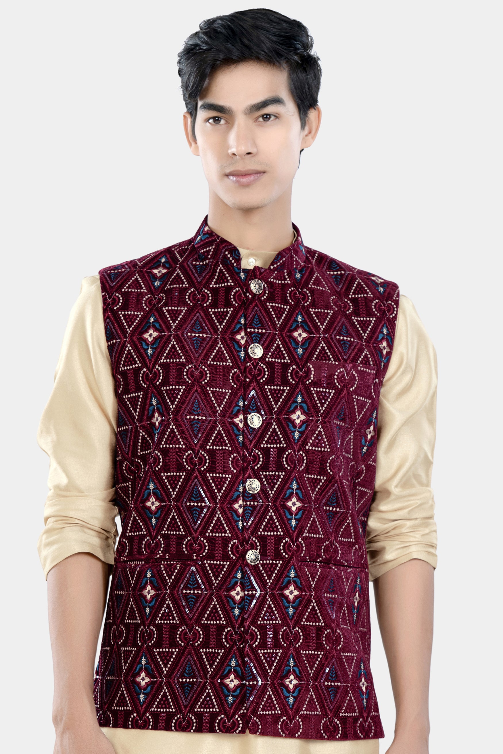Bad Boys Blue Designer Nehru Jacket with Kurta and Polo Pants Set :  Amazon.in: Clothing & Accessories