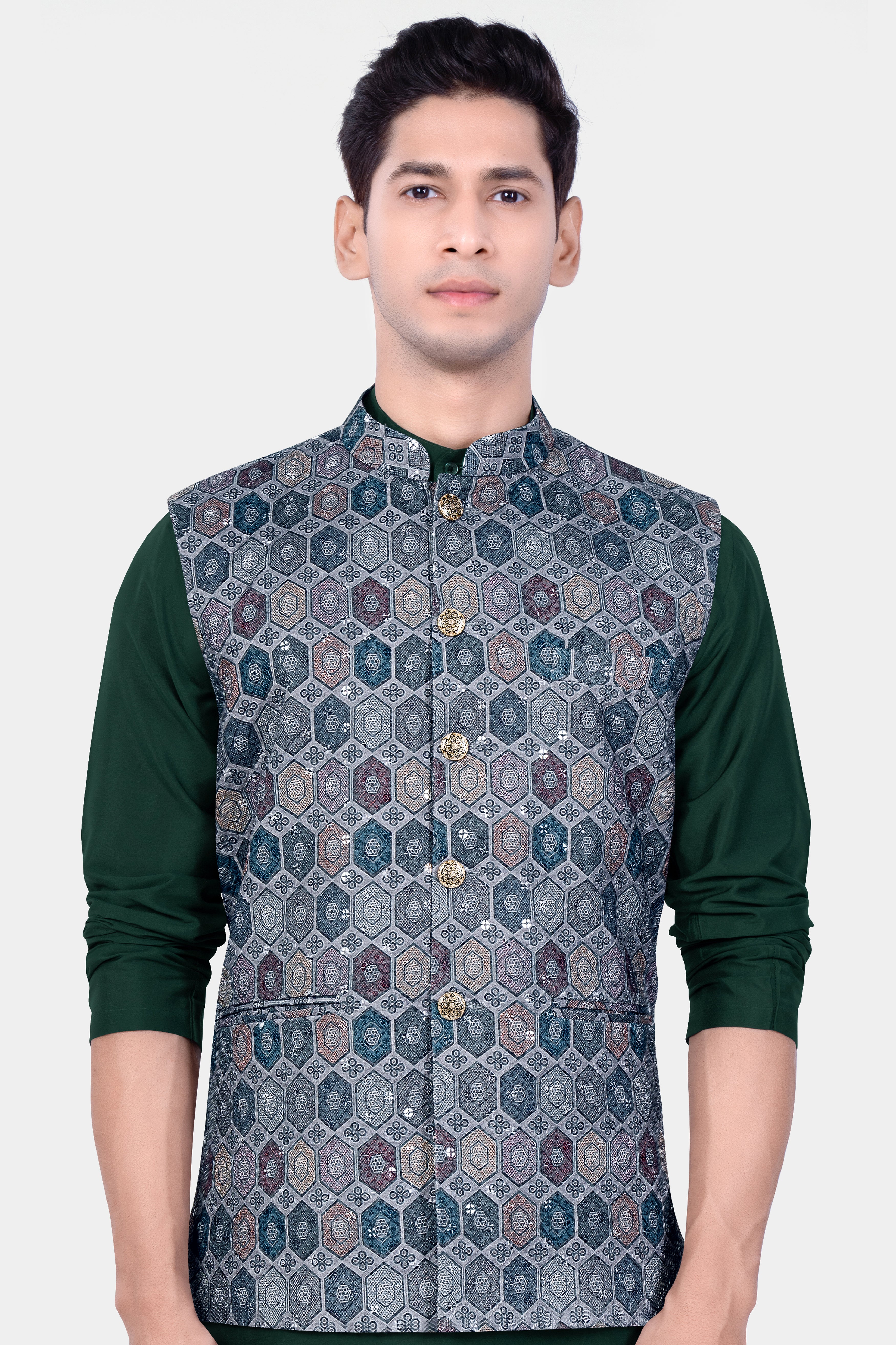 Buy ONNIX Waistcoat Pure Silk, Nehru Jacket For Men Online at Best Prices  in India - JioMart.