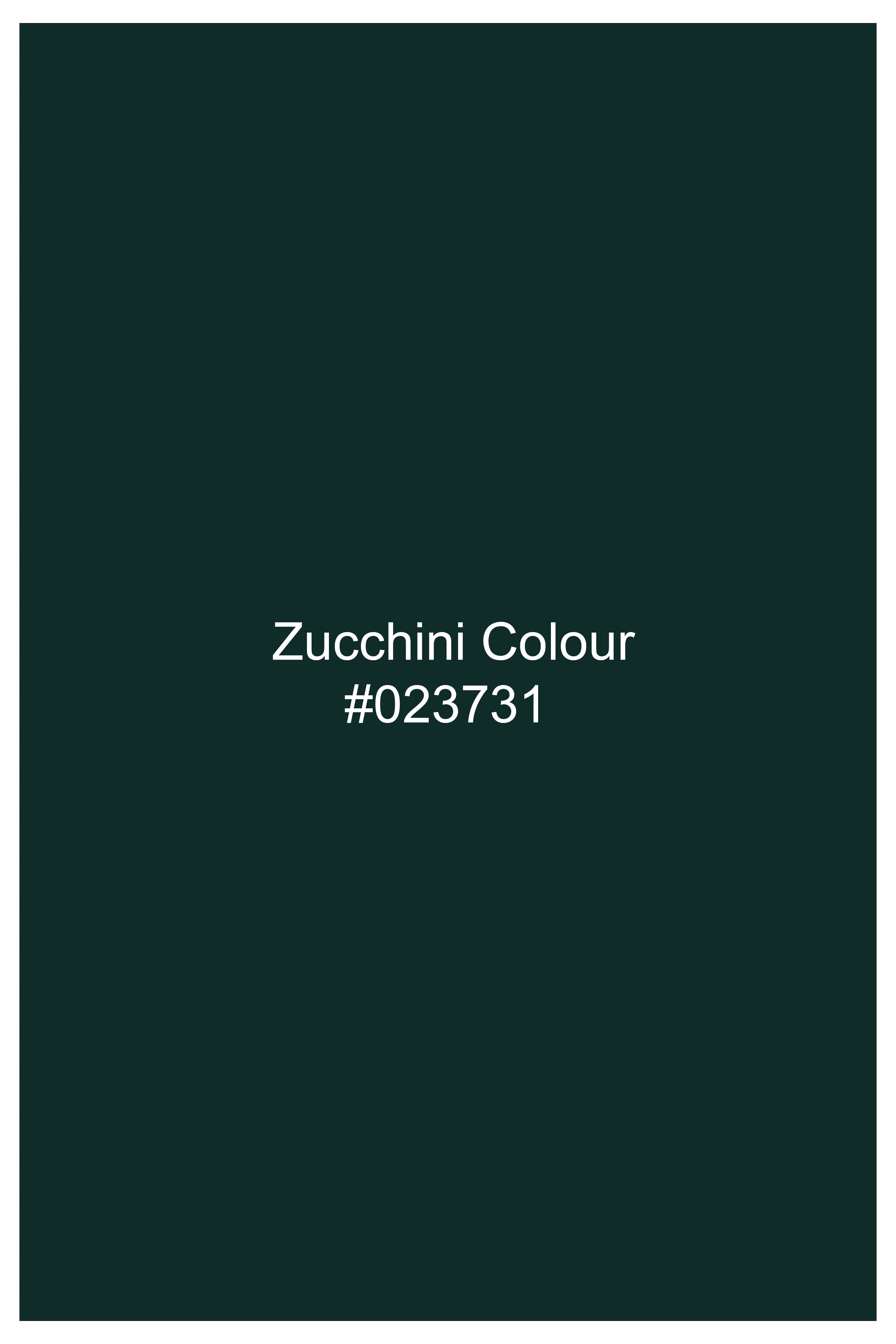 Emerald-Zucchini Green Solid Wool Rich Stretchable Nehru Jacket
