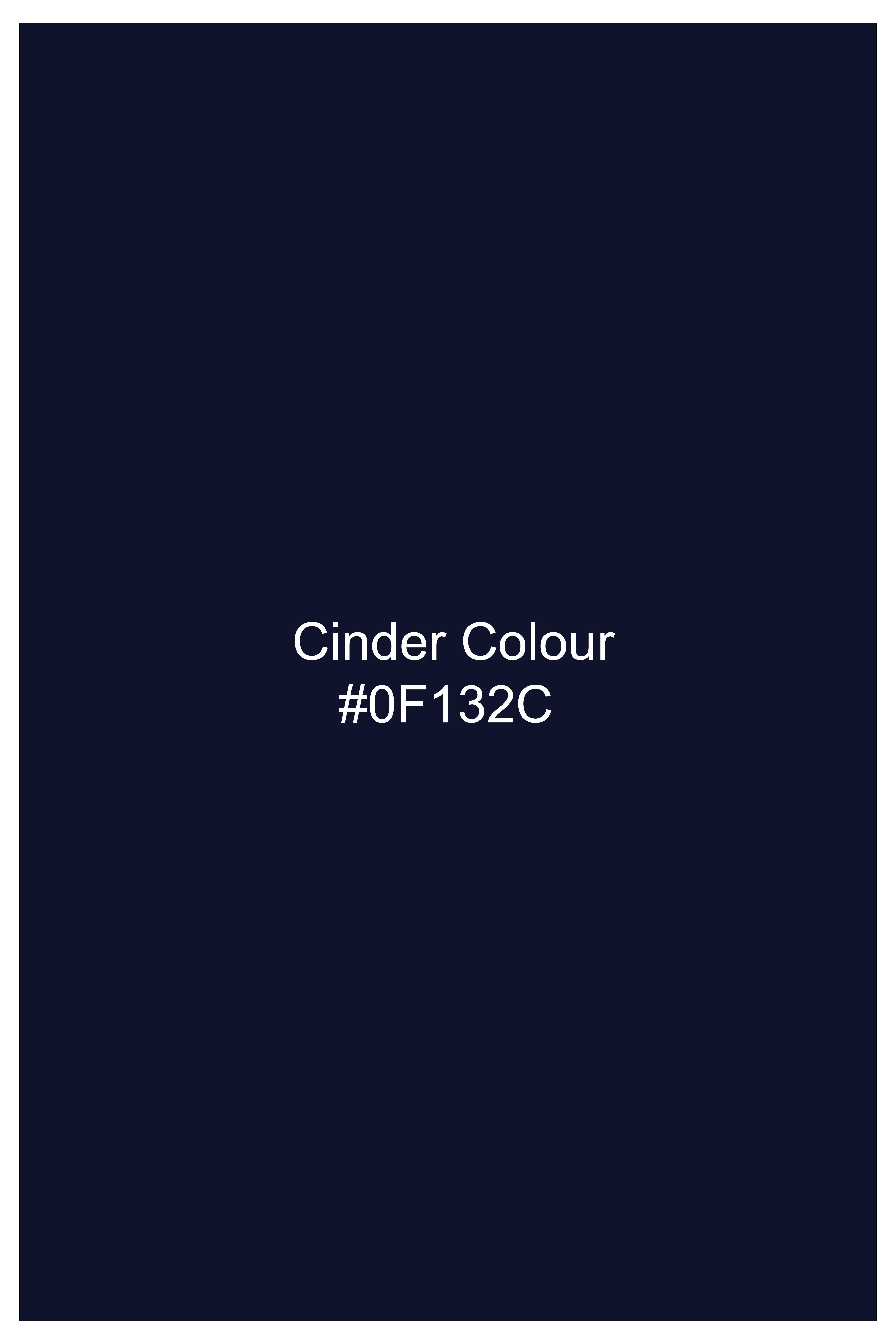 Indavor-Cinder Blue Wool Rich Nehru Jacket