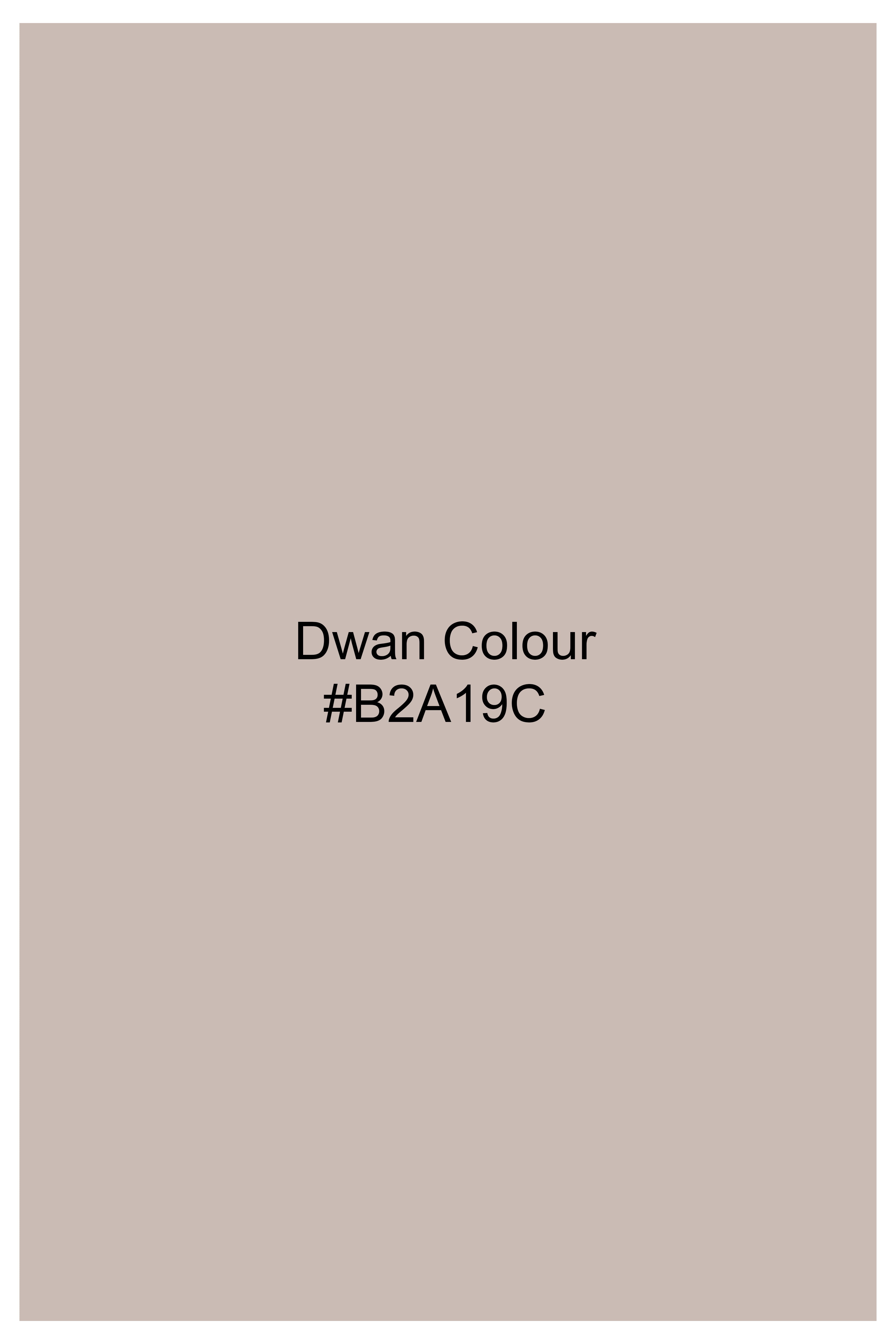 Dawn Brown Floral Cotton Thread Embroidered Viscose Designer Viscose Nehru Jacket