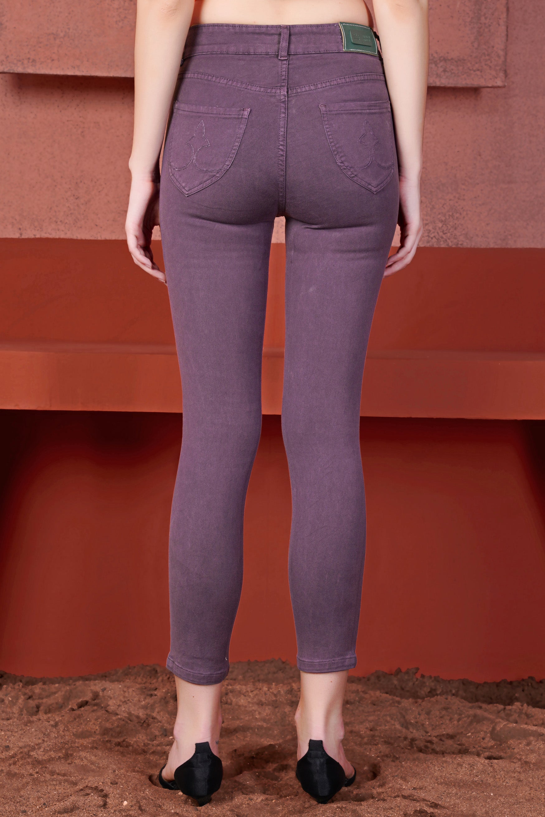 High Quality Denim Ladies Women's Silver Stripe Leggings Women Jeans -  China Jean Pant and Garment price