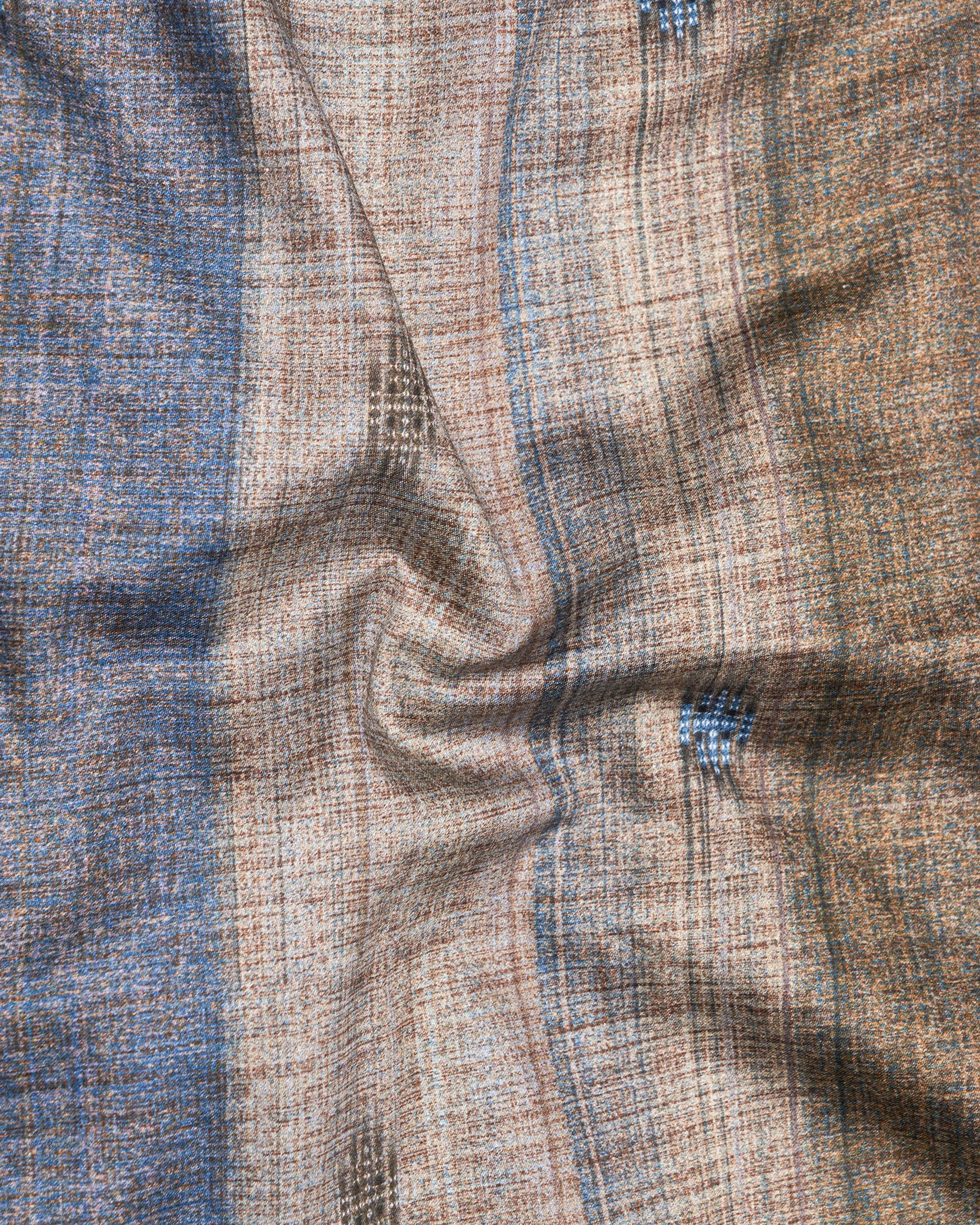 Brownish with Comet Blue Super Soft Premium Cotton Women’s Shirt WS067-WOC-32, WS067-WOC-34, WS067-WOC-36, WS067-WOC-38, WS067-WOC-40, WS067-WOC-42