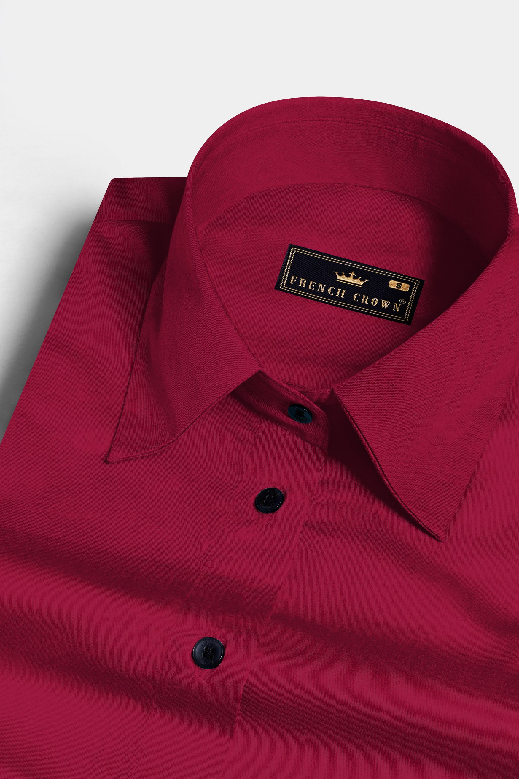 Shiraz Red Premium Cotton Shirt