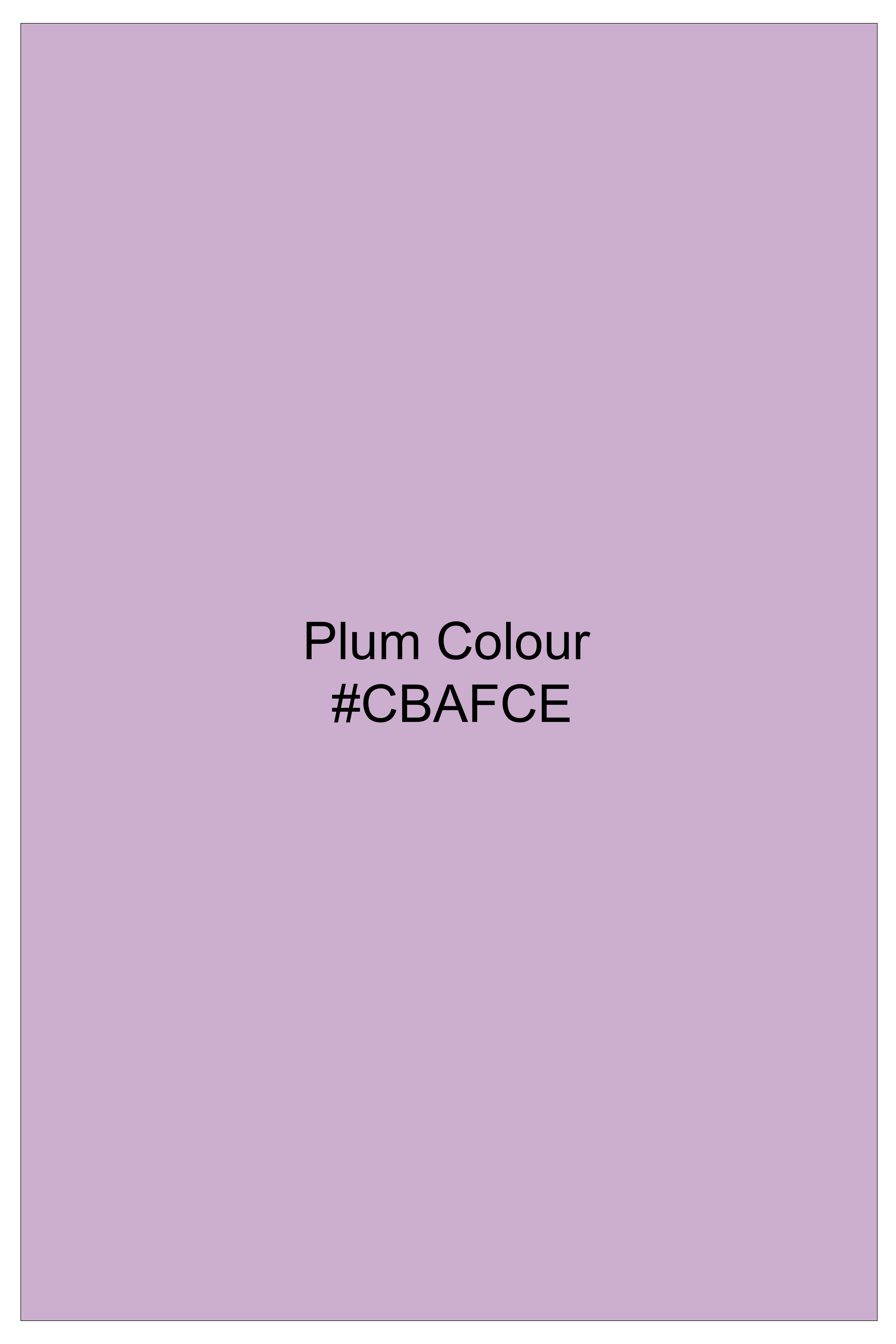 Plum Purple Premium Cotton Shirt