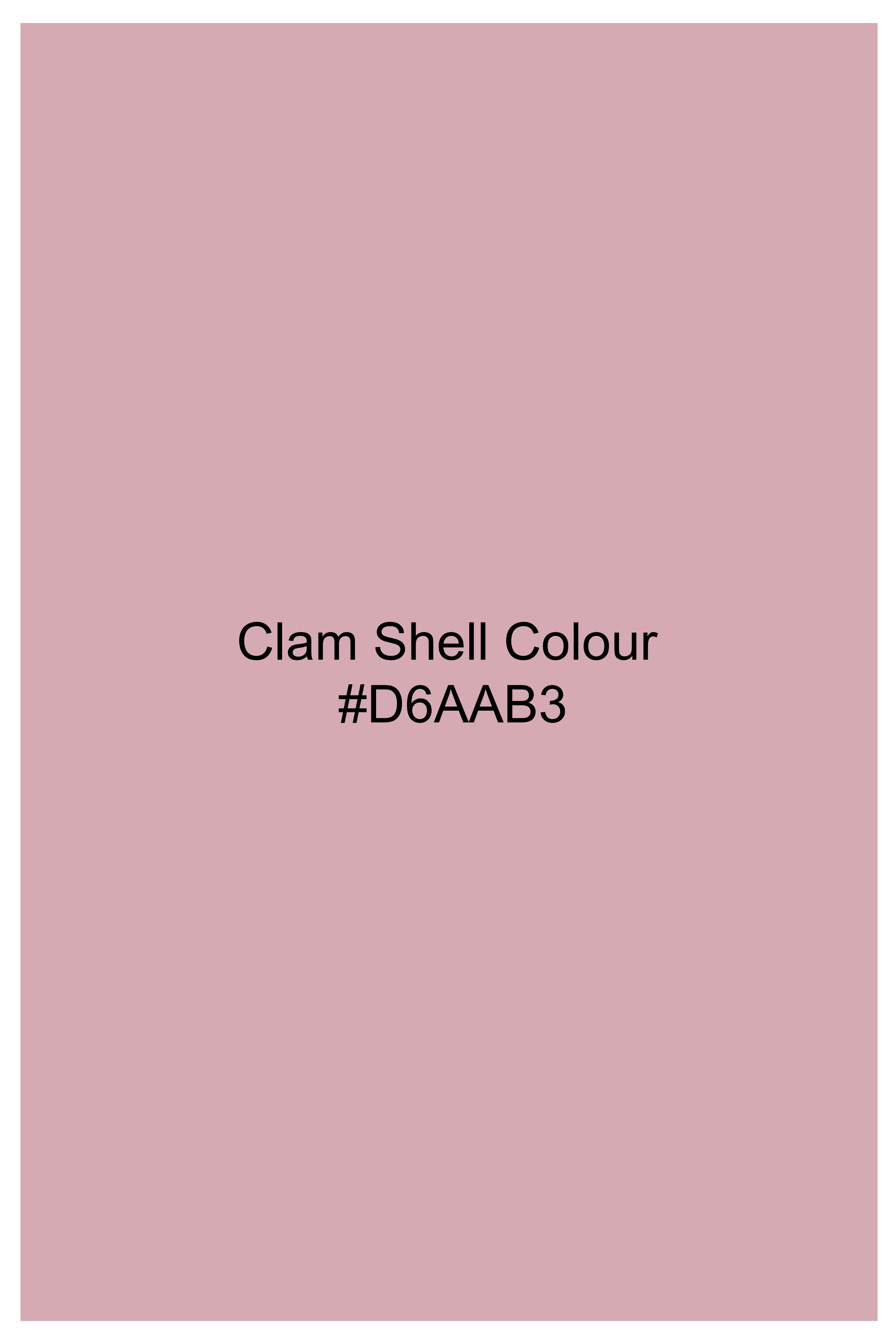Calm Shell Peach Premium Cotton Shirt