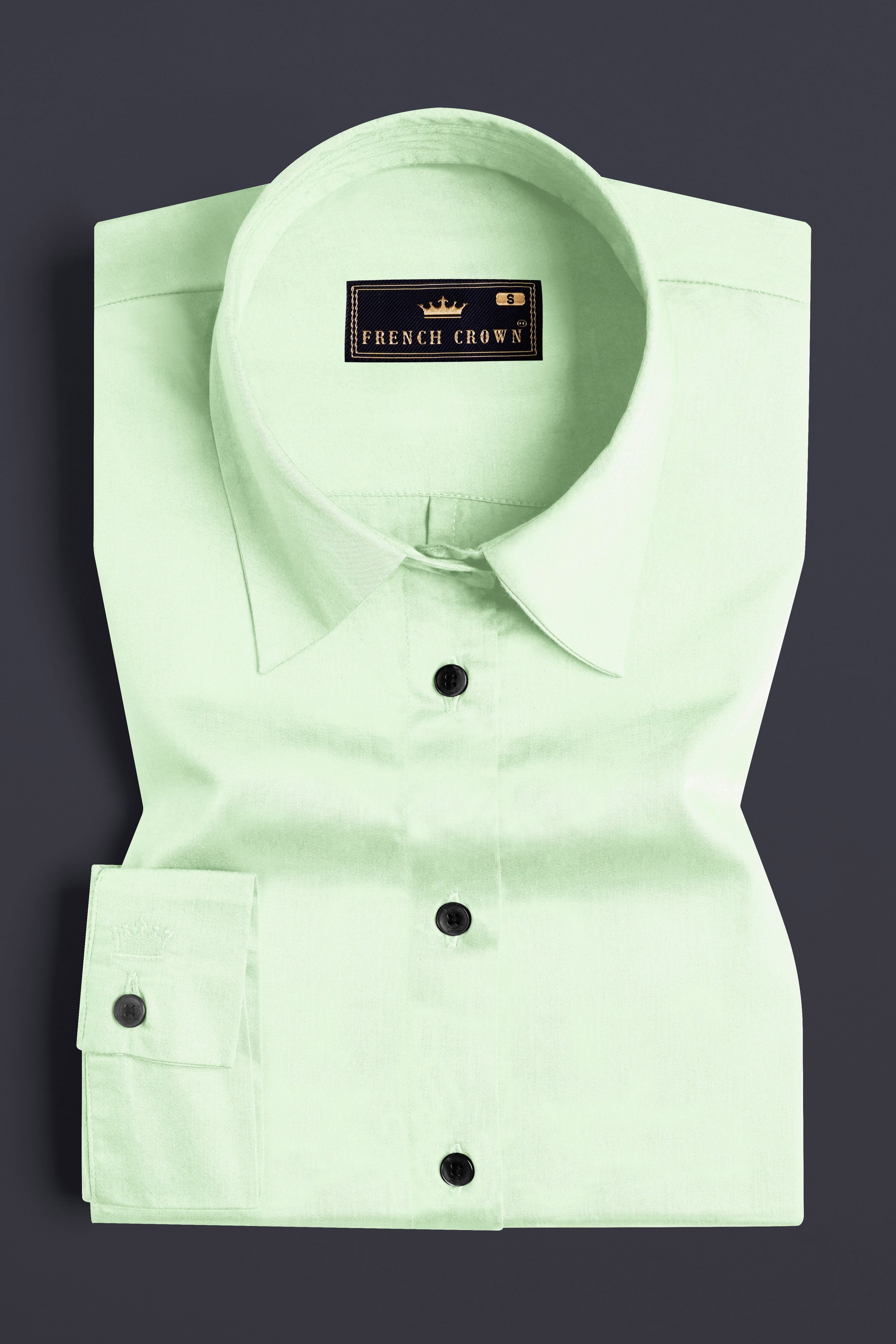 Surf Crest Green Premium Cotton Shirt