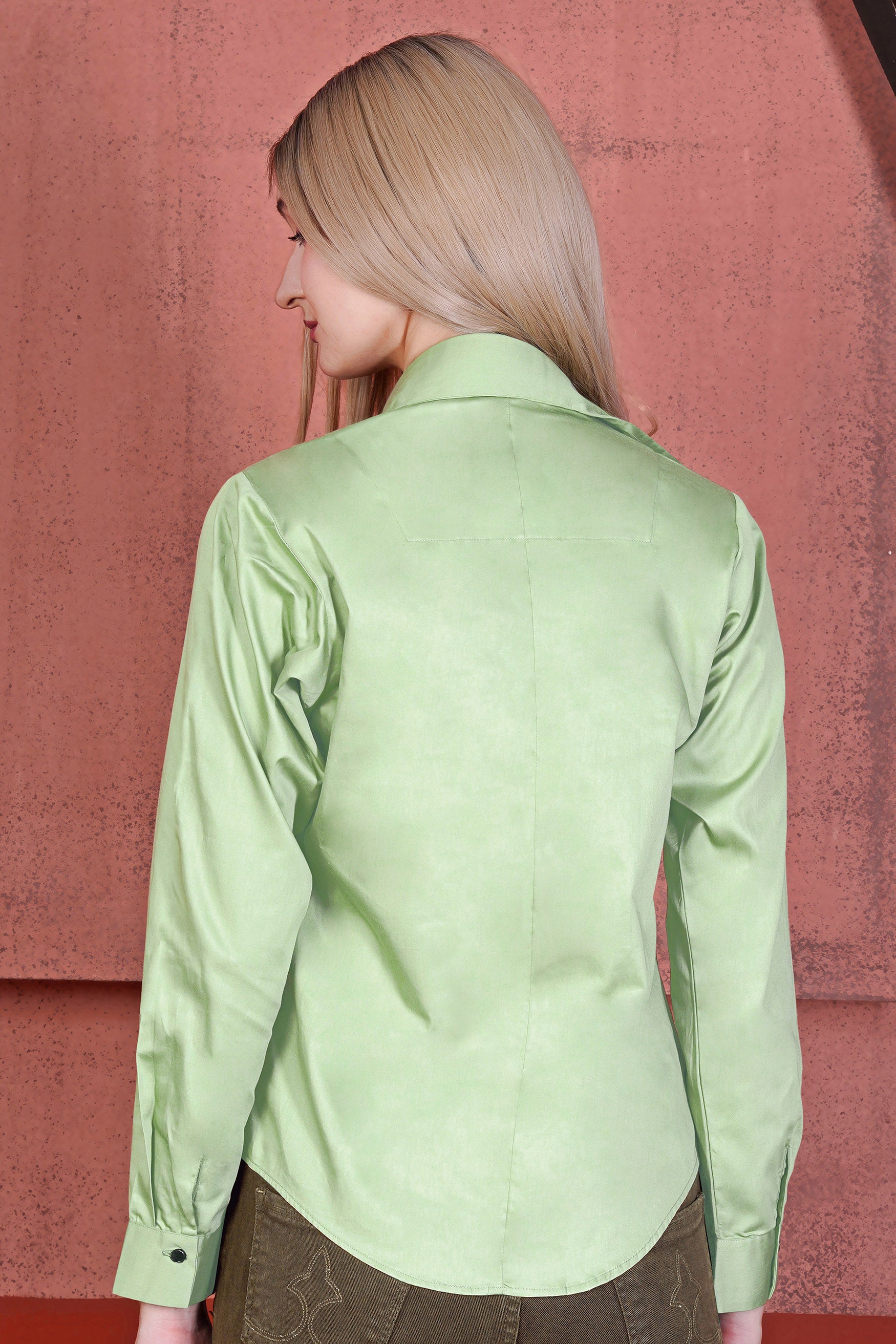 Sprout Green Premium Cotton Shirt