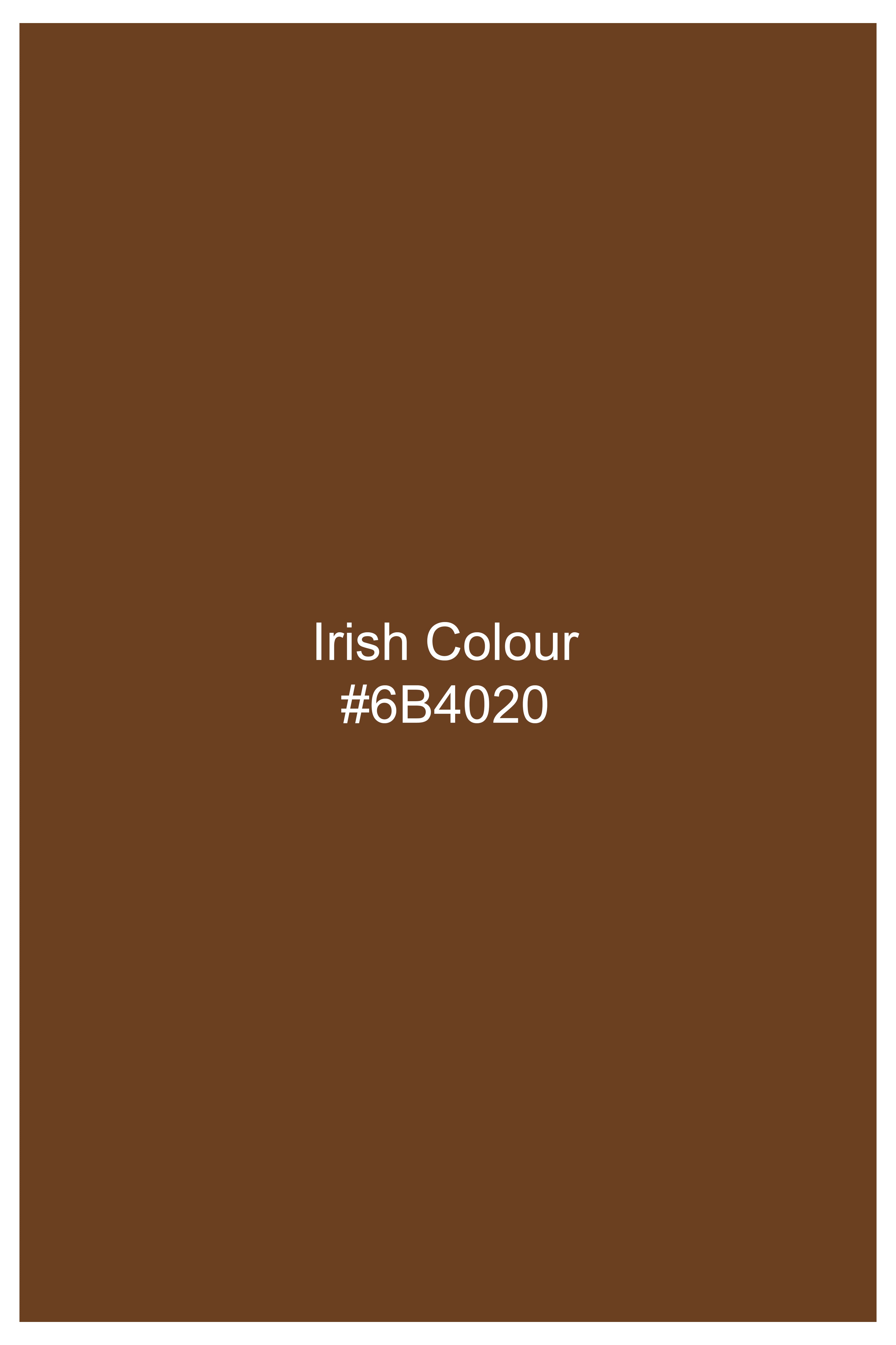 Irish Brown Velvet Shirt