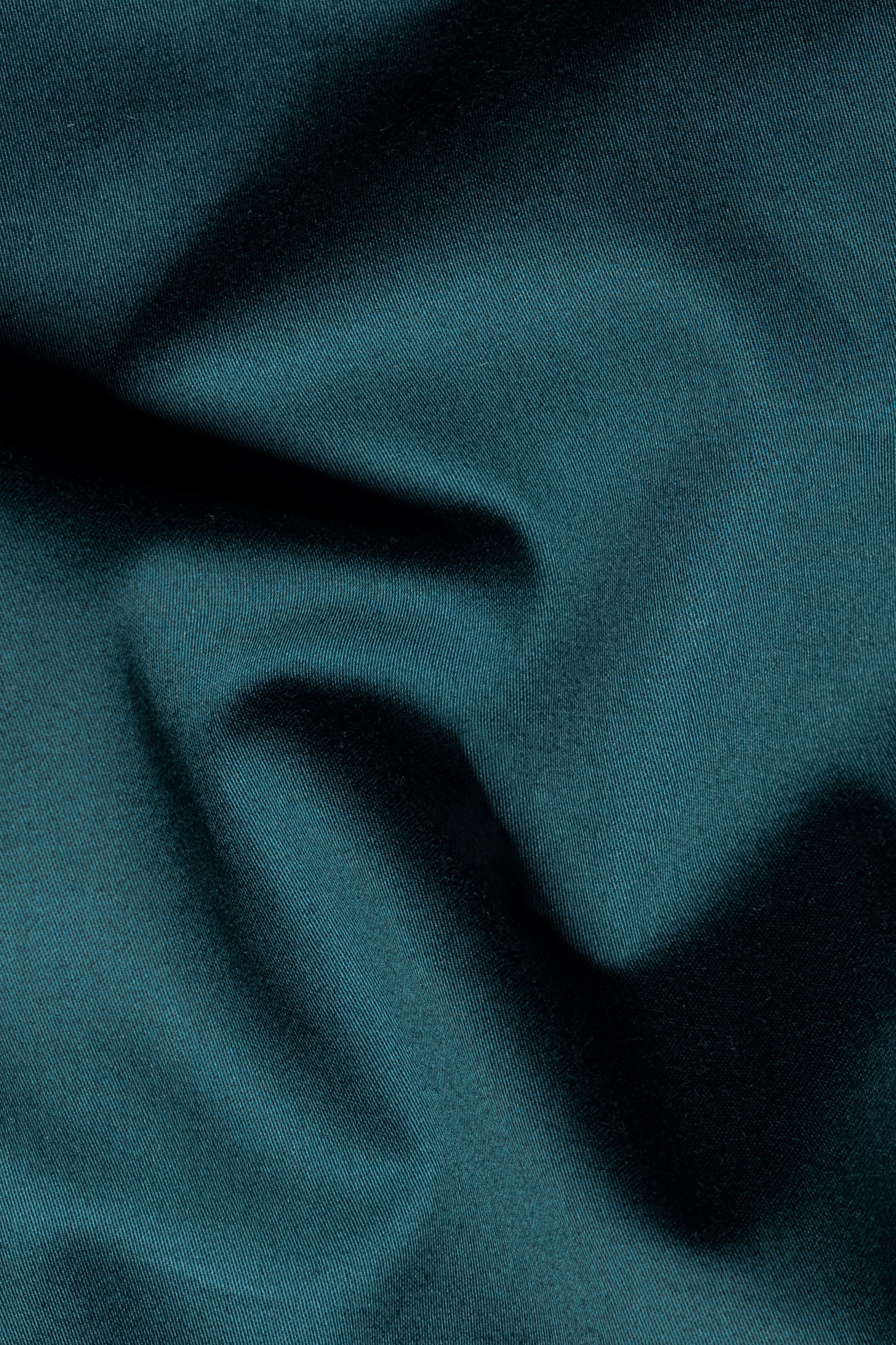 Nile Blue Elements Embroidered Premium Cotton Shirt