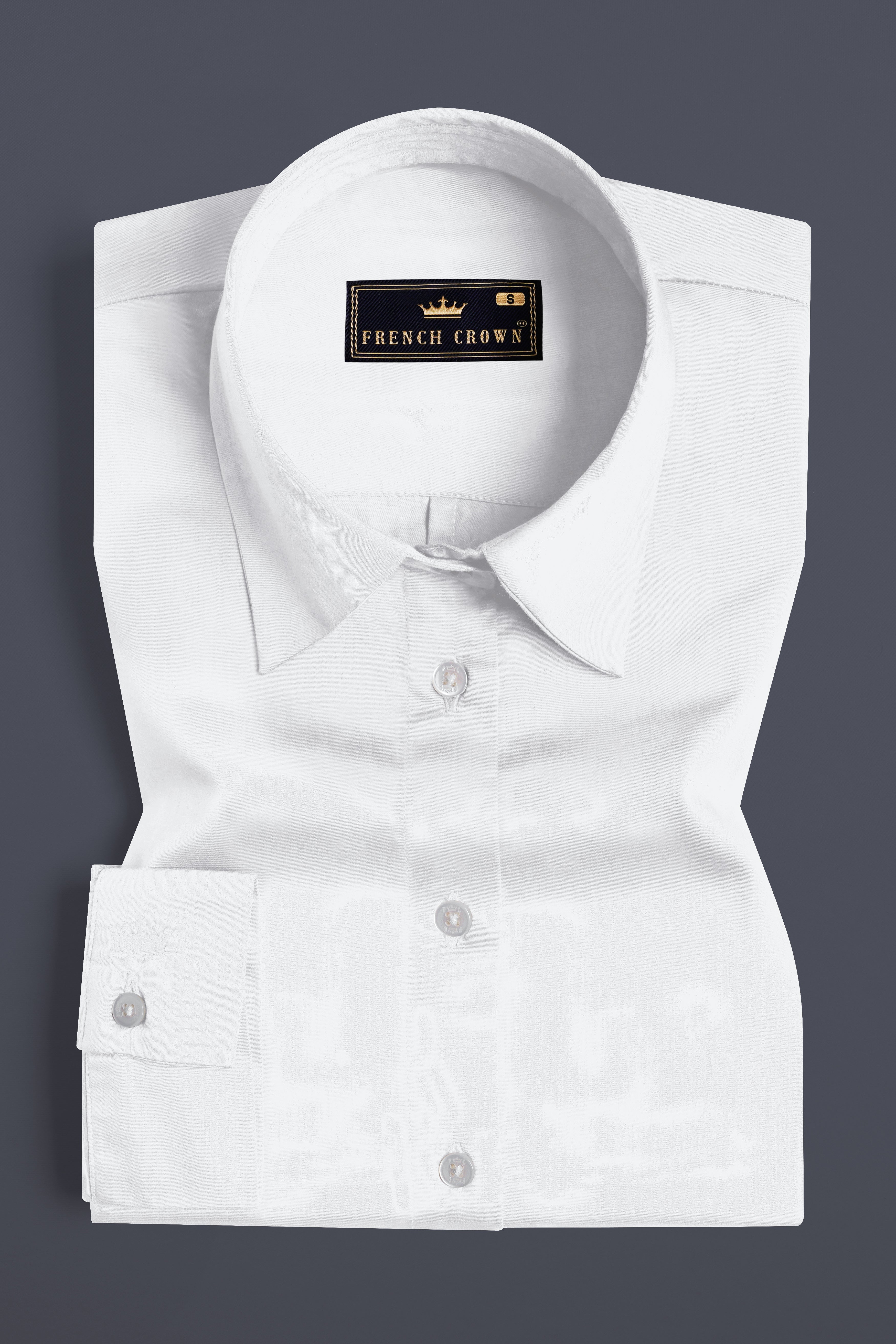 Bright White Premium Cotton Shirt