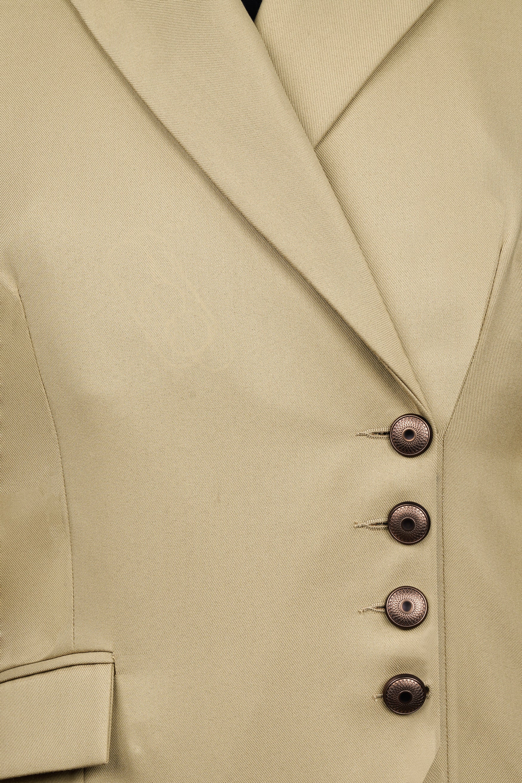 Cashmere Cream Wool Rich Double Breasted Women’s Designer Suit